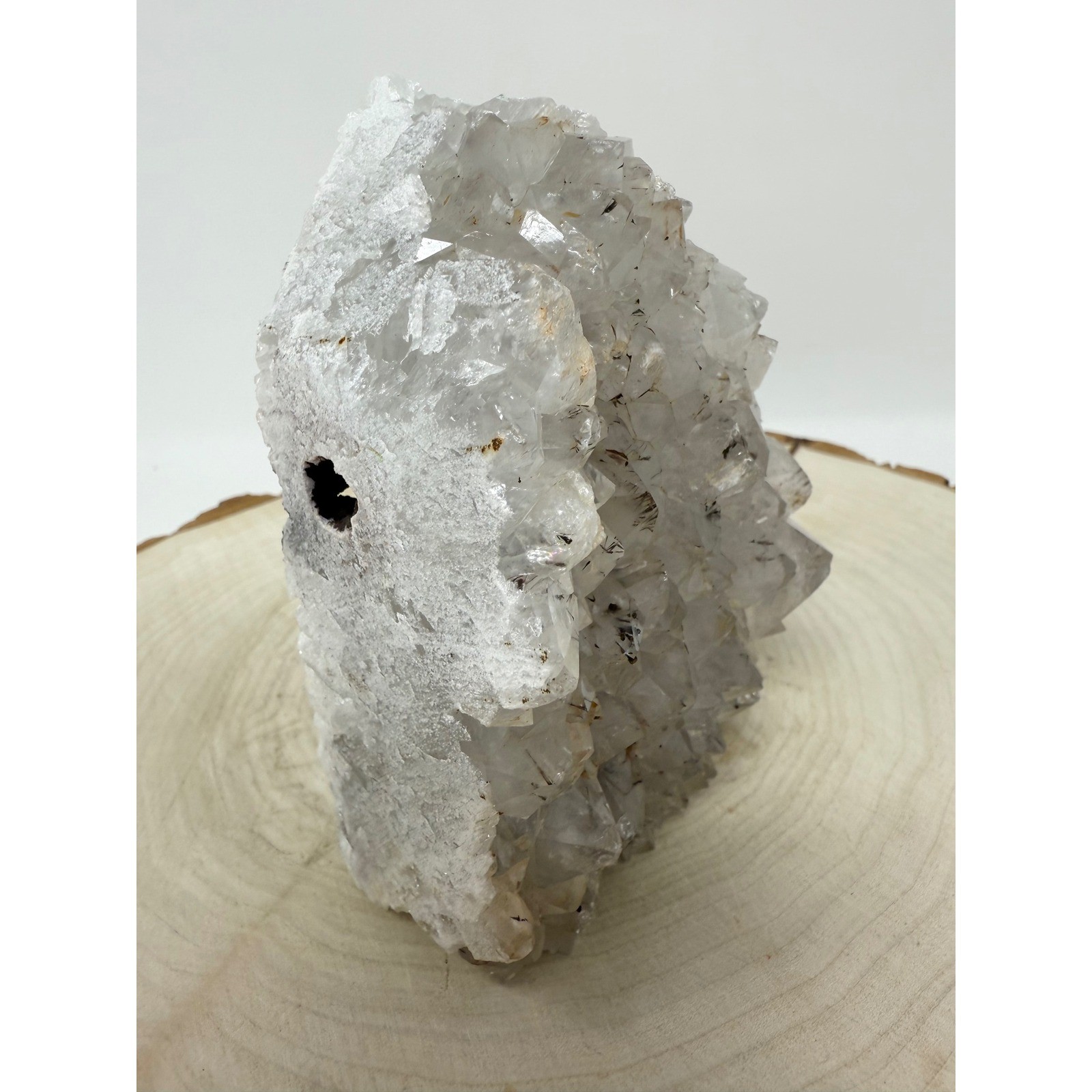 Clear Quartz Crystal Cluster Inclusions Specimen Mineral Stone Healing Decor