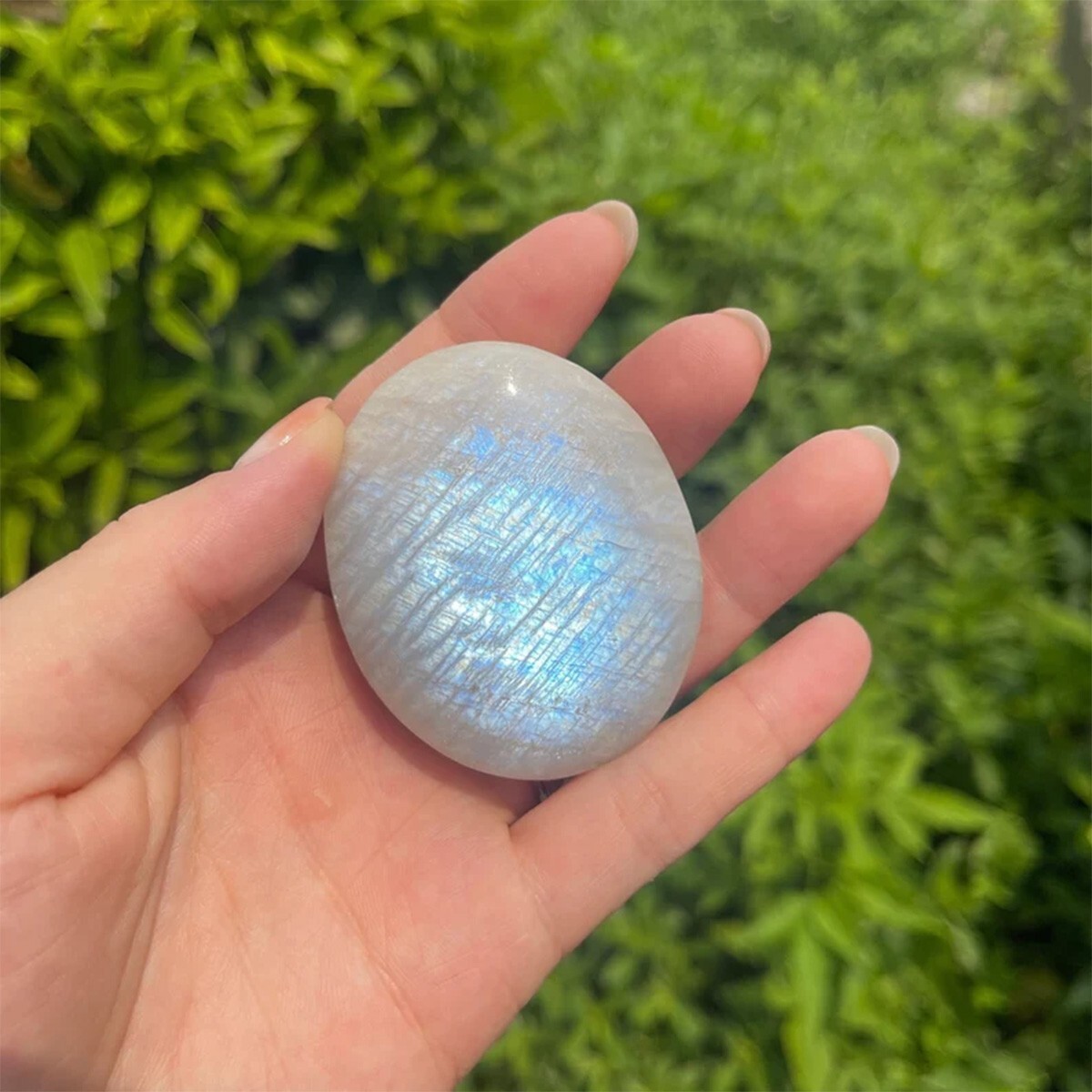 2″ Large Moonstone Tumbled Stone Mineral Specimen Crystal Healing Reiki Gifts