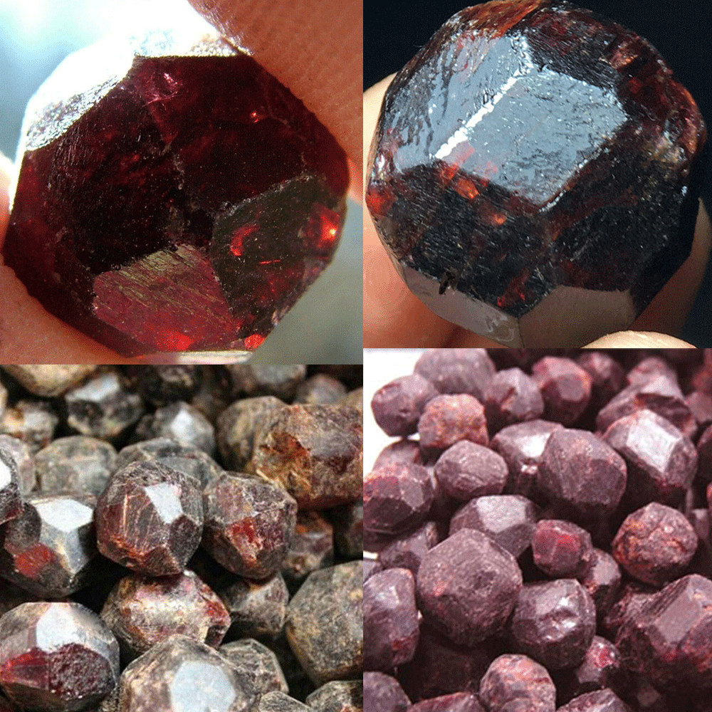 Wholesale Natural RED Pyrope Garnet Crystal Gemstone Rough 3-4cm Rocks Mineral