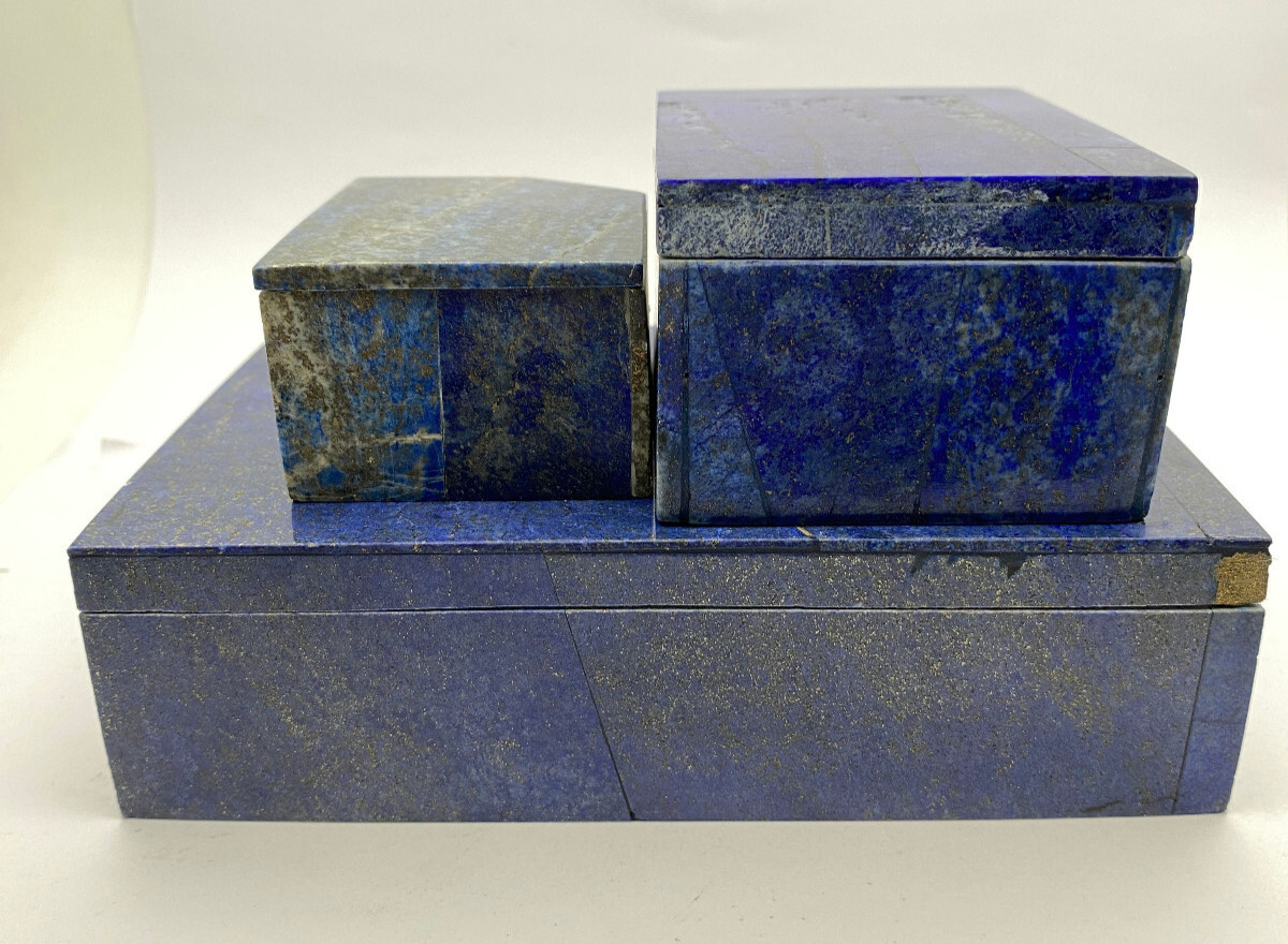 Beautiful Handmade Lapis Lazuli jewelry Box – A Touch of Luxury for Your Space