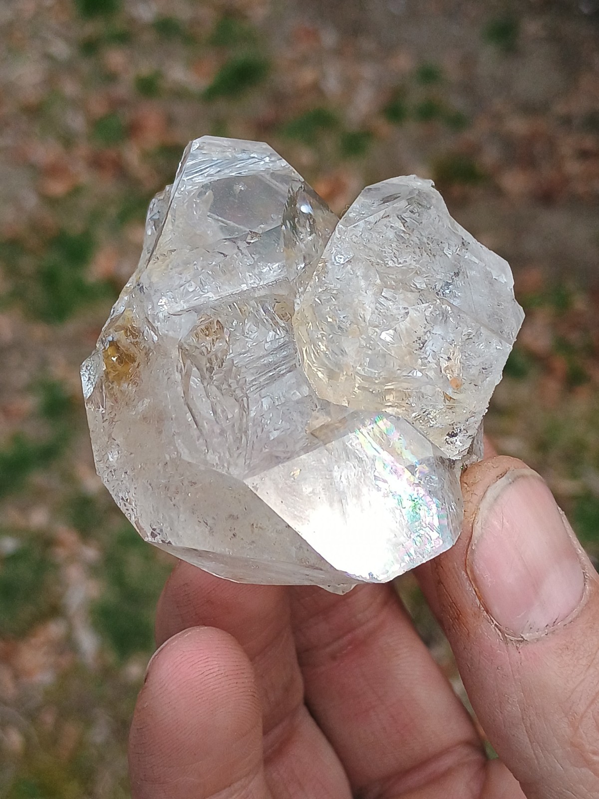🔥 4.6oz Elestial Herkimer 💎 Cluster From NY ❤️ ⚒️