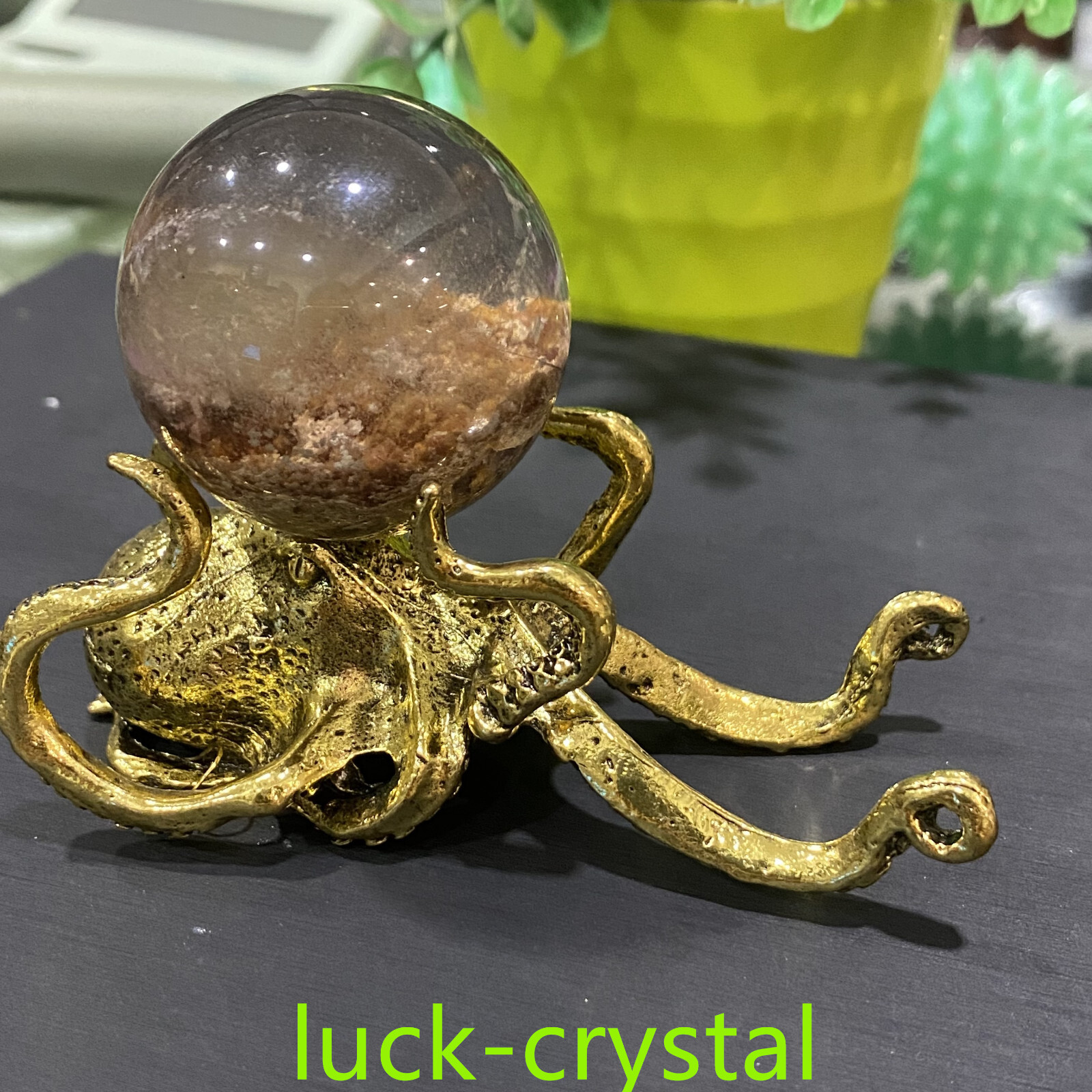 3.6” Sphere Holder Stand Base Nataral Crystal Ball Reiki Healing 1pc,43j37-3