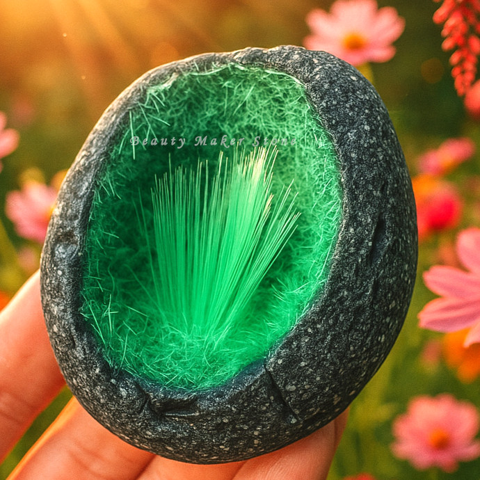 Natural Rare Meteorite Quartz Stone Green Copper Ore Cluster Crystal Specimens