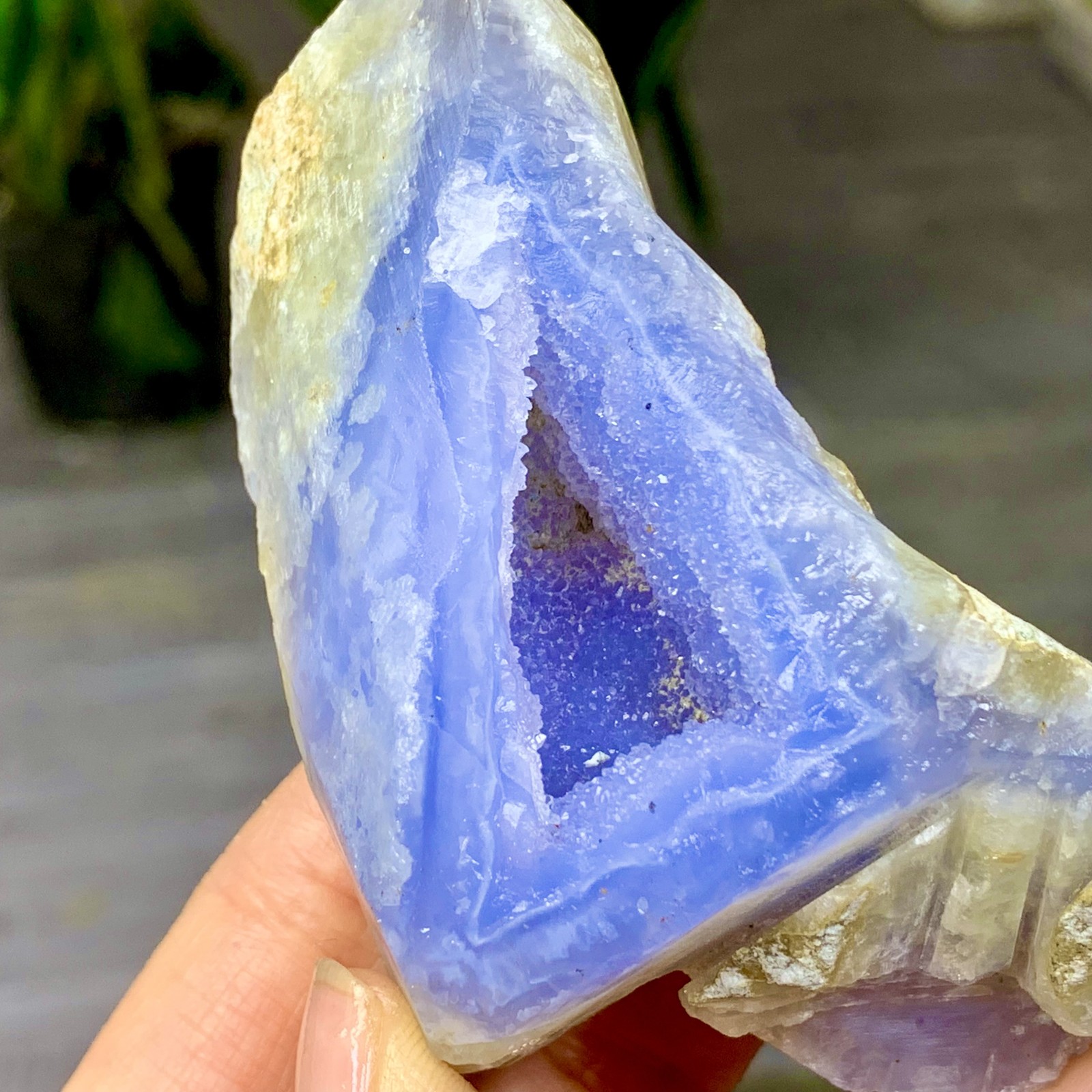 145G Natural blue textured agate specimens Healing