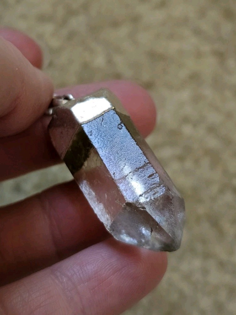Clear Quartz Pendant, Crystals & Stones, Mineral Specimen, Metaphysical Healing