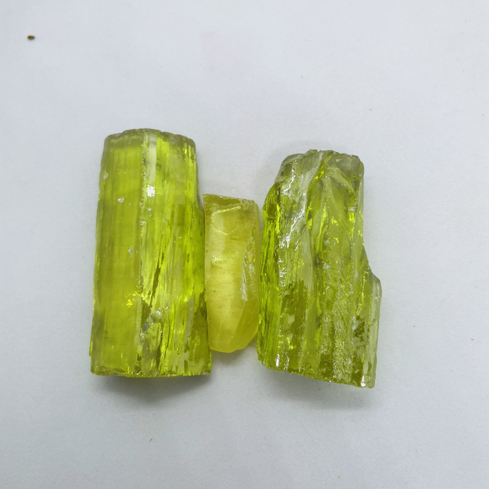 Peridot Zircon Rough Gemstone 210-310CT| Natural Raw Green Healing Crystal