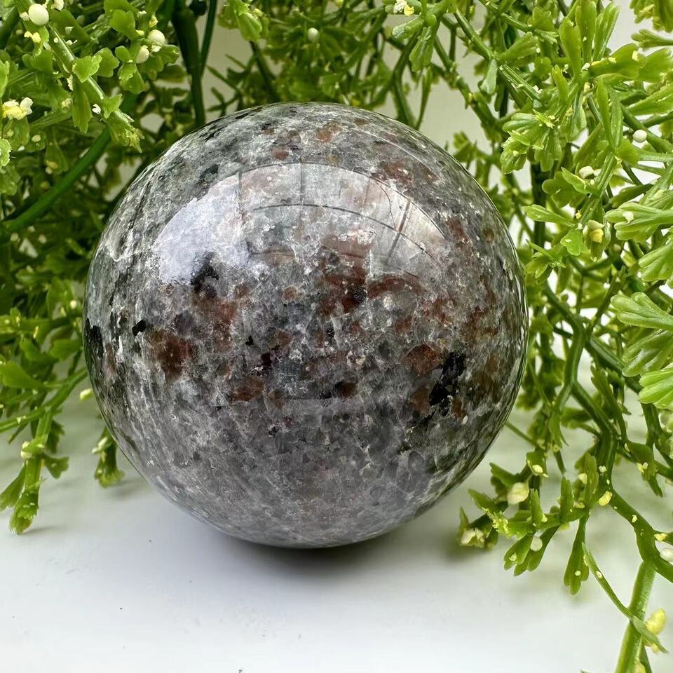 1pc 300g+ Natural Yooperite Ball quartz crystal sphere Gem Reiki Healing 60mm+