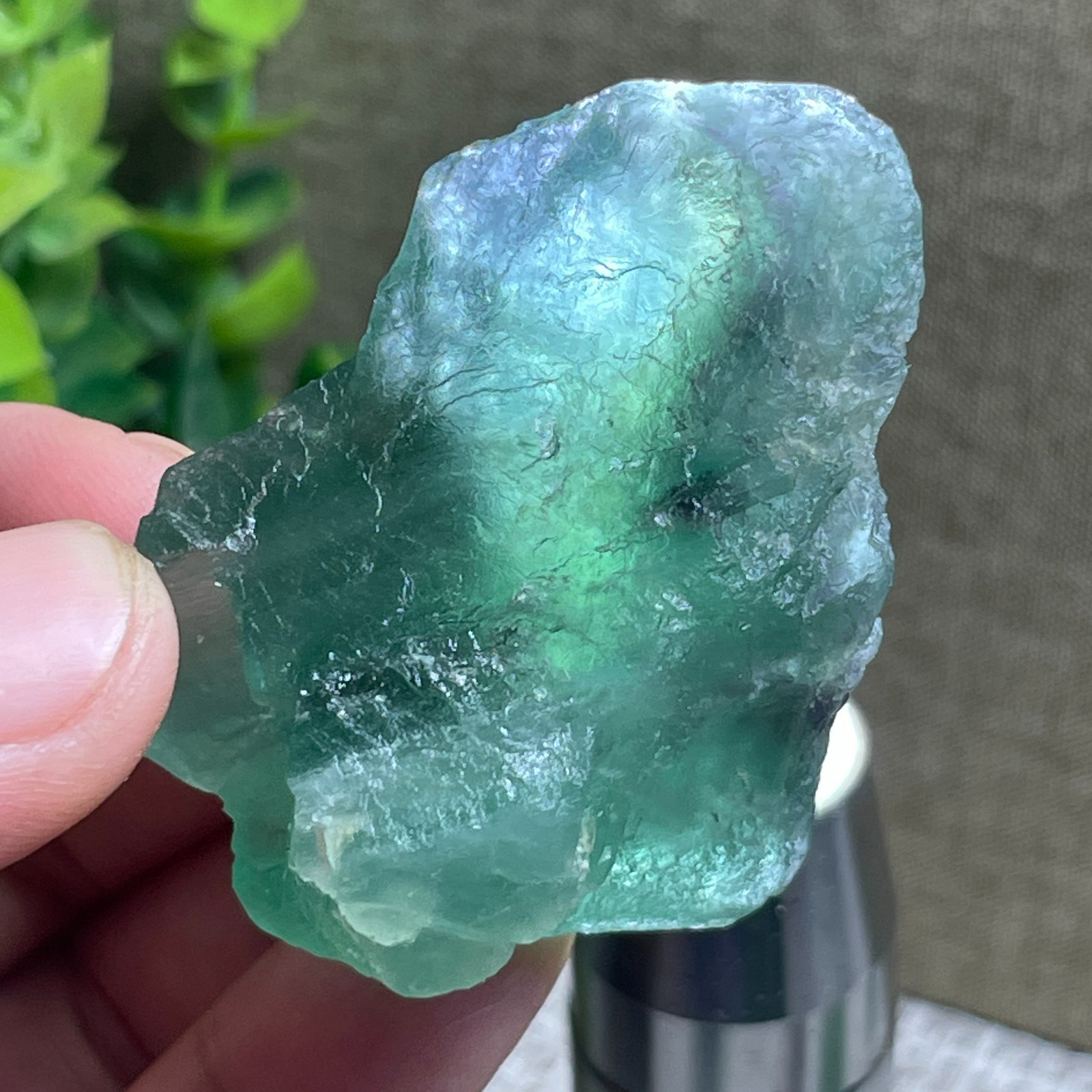 Raw Fluorite Crystals – rainbow – Rough Stone Natural Gemstone 67g E5944