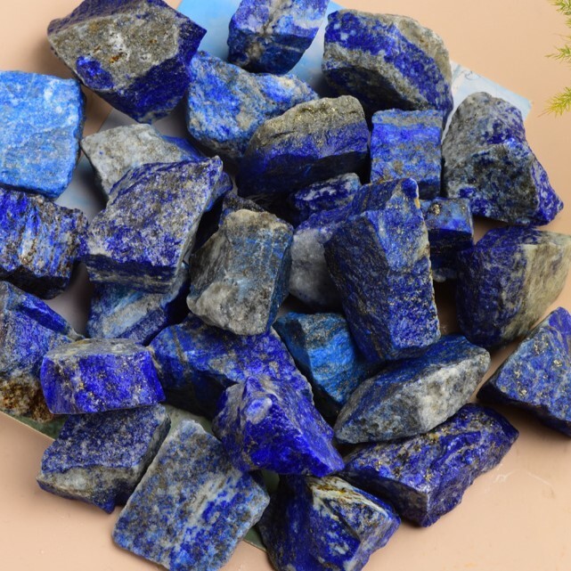 Natural Lapis Lazuli Raw Stone Crystal Mineral Specimen Healing Energy Gifts