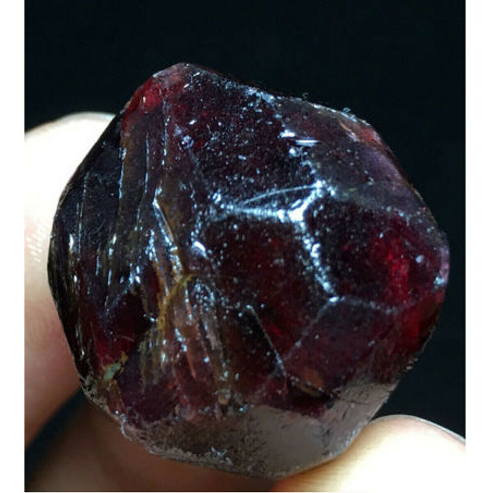 2PC 3-4cm Rough Natural Mineral RED Pyrope Garnet Crystal Gemstone DIY 100g+