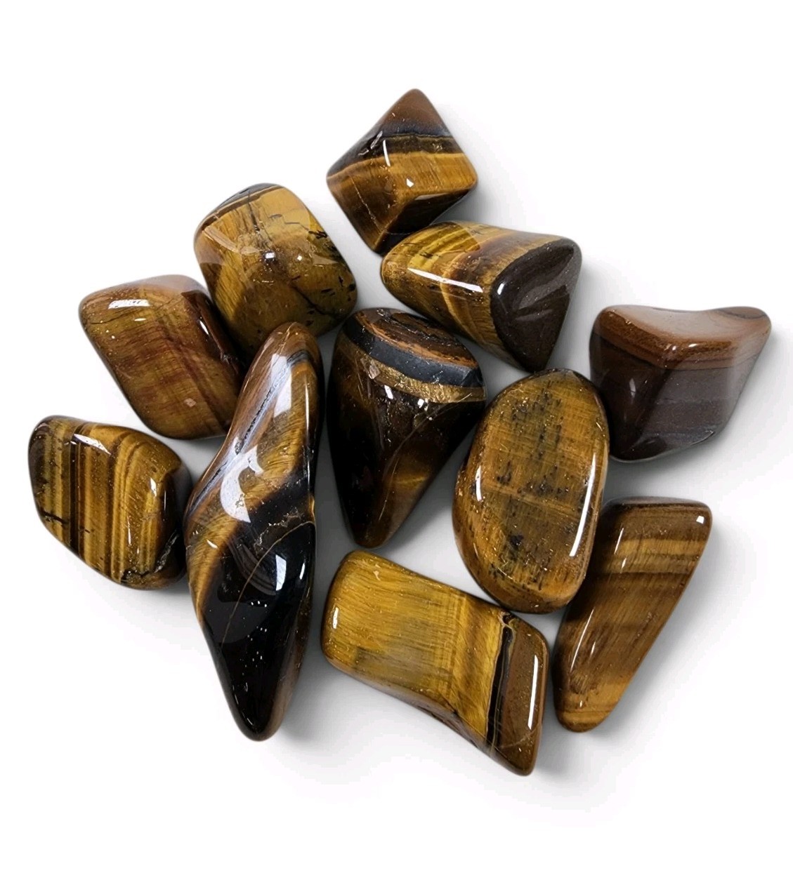 Tigers Eye Polished Stones Africa 69.3 grams