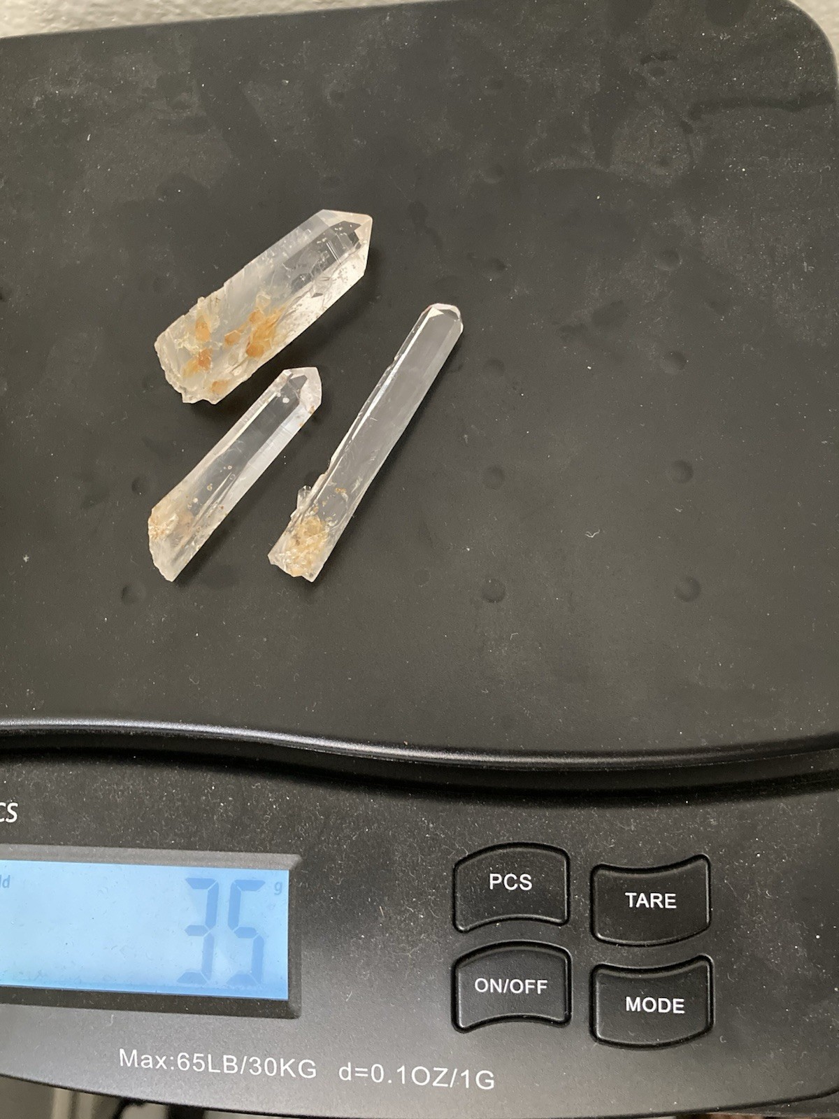 Colombian Blue Smoke Quartz Lot 3 Pc