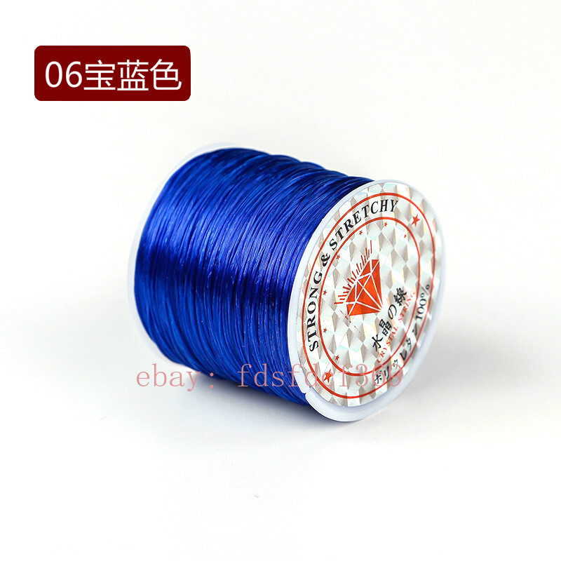 Crystal String Elastic Thread Beading Bracelet Cord Size 0.8mm 35 meters