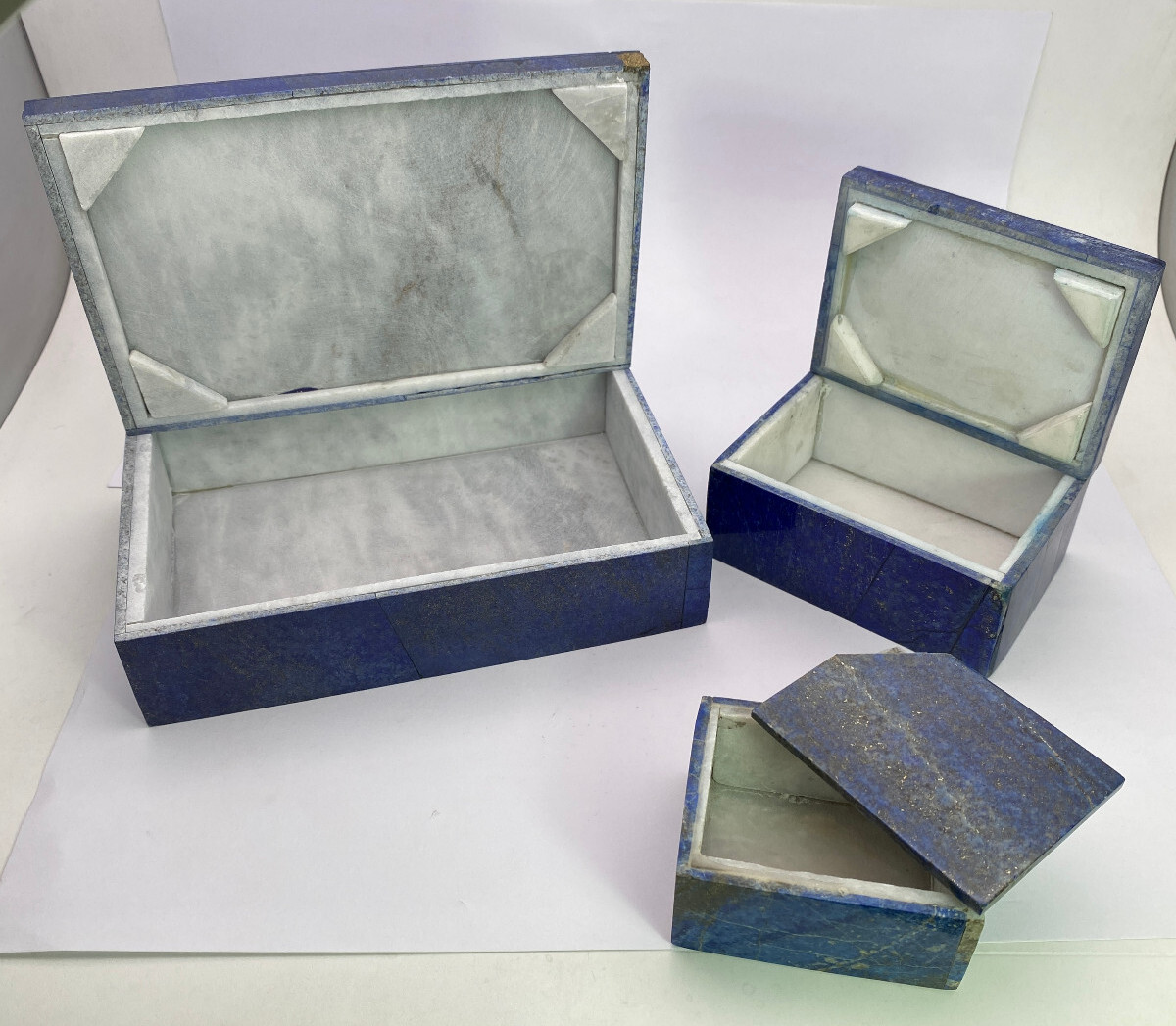 Beautiful Handmade Lapis Lazuli jewelry Box – A Touch of Luxury for Your Space