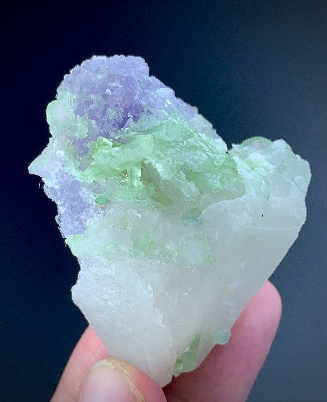 298 Carat Tourmaline With Quartz Crystal Specimen From Afghanistan