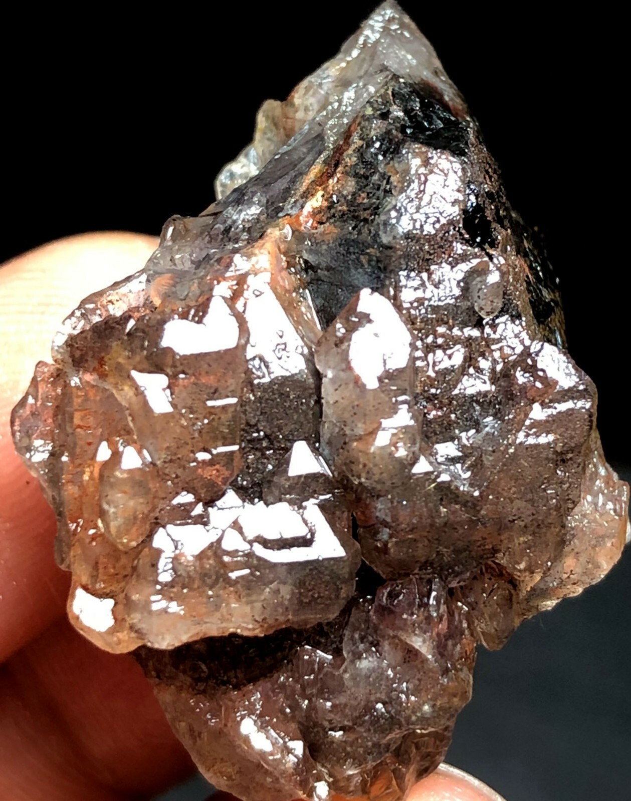 25g 1PC Super Seven Skeletal Amethyst Quartz Crystal Zambia j471