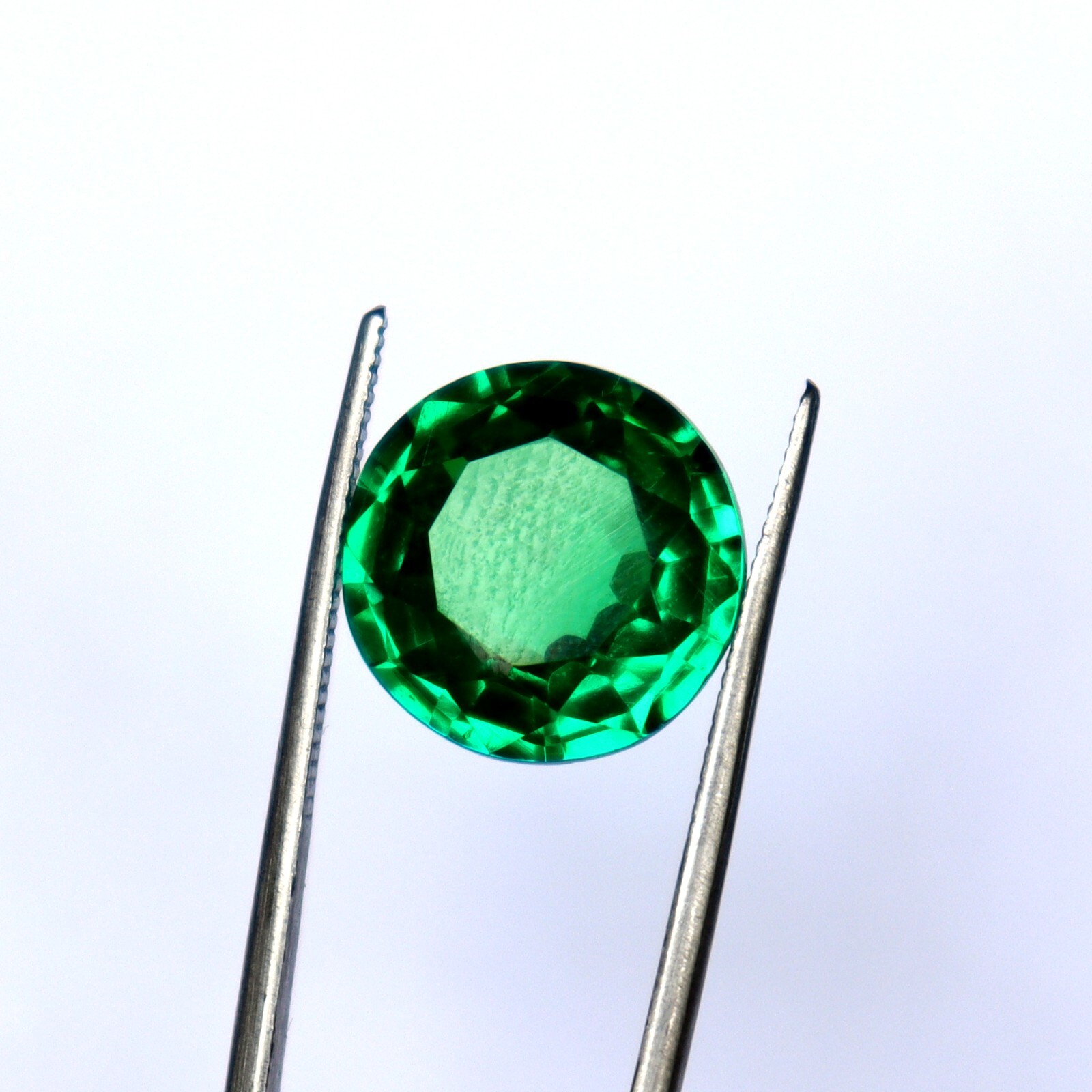 Natural Tsavorite Garnet Green Round Cut CERTIFIED Loose Gemstone 11.10 Ct