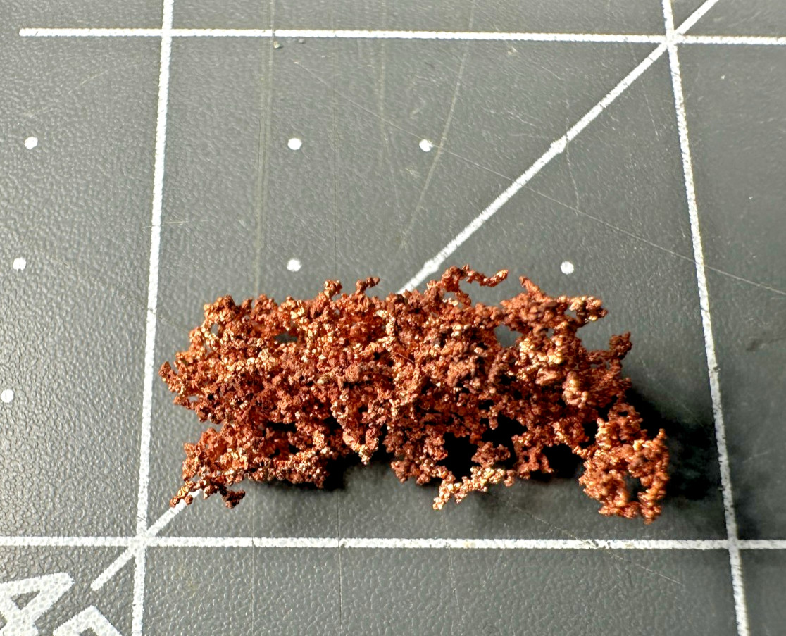 ➤ 7/8″ ARBORESCENT COPPER CRYSTALS – White Pine Mine UP Michigan VIDEO➤1138