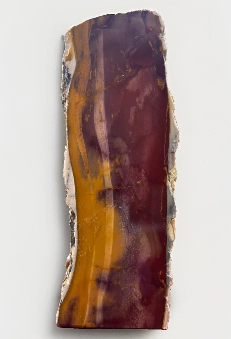 Large Australian Mookaite Jasper Polished Freeform Tower Natural Rough Edge