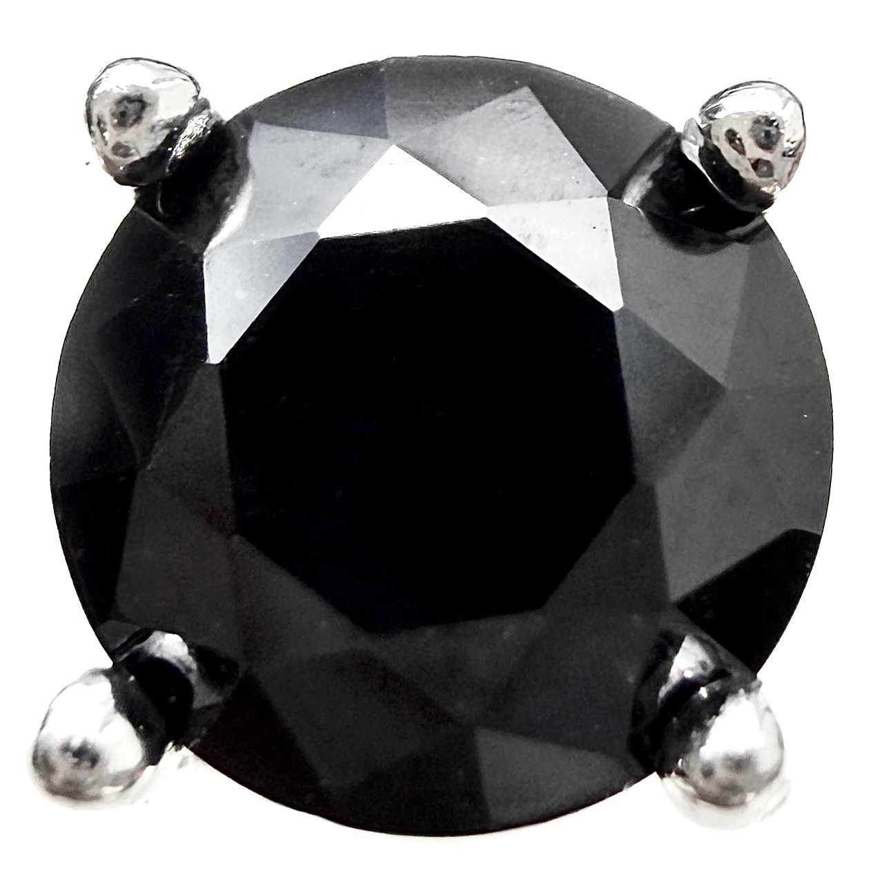 Wholesale 5 Pairs Black Spinel Stud Earring 6mm