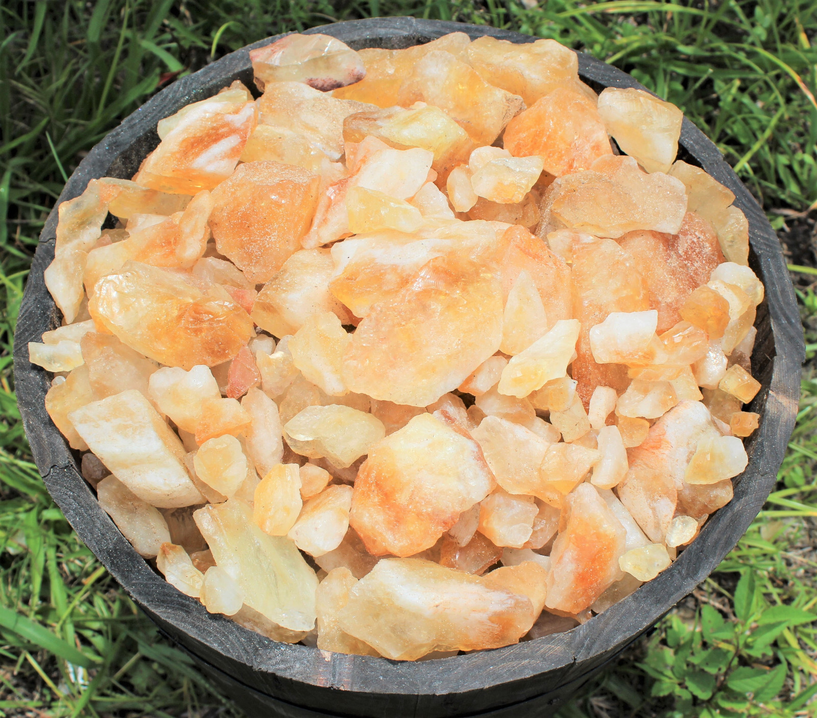Citrine Rough Naturals Crystals: Choose How Many (Raw Citrine)
