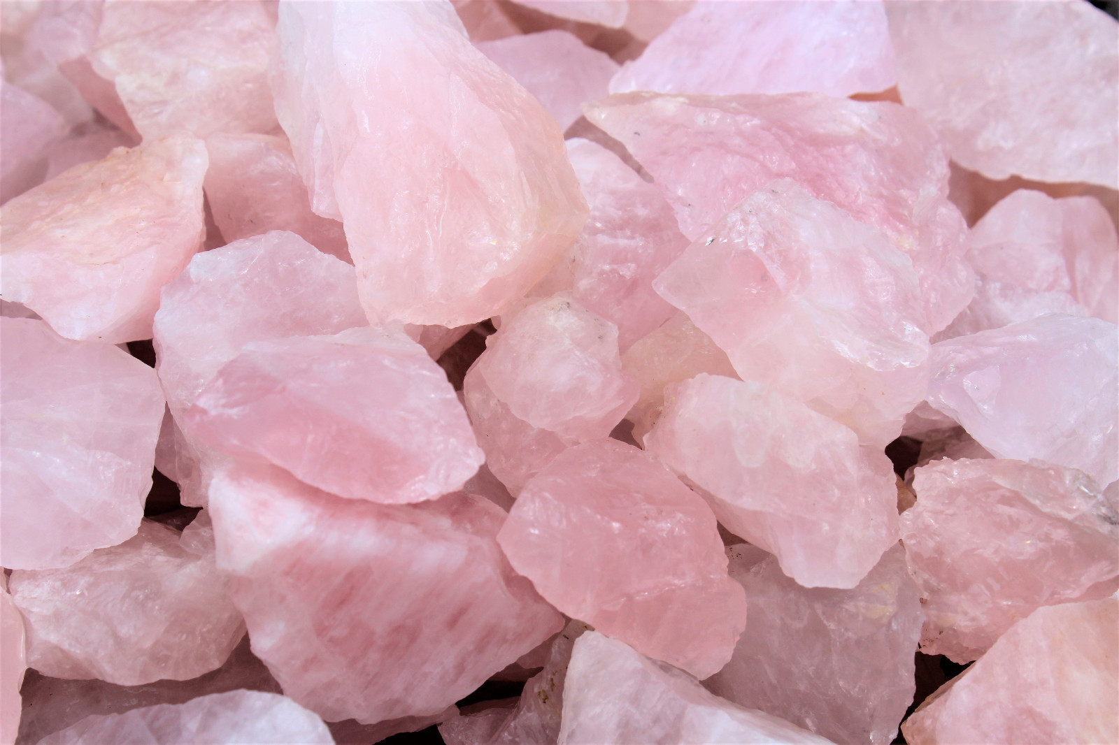 Single LARGE Rough Rose Quartz Raw Crystal Love Stone Natural Specimen (2″-3″)