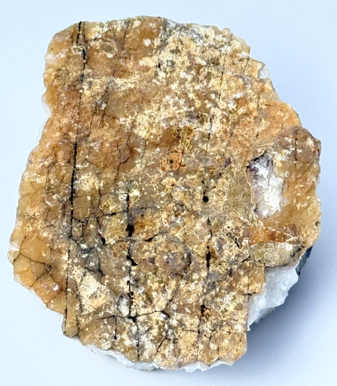 Golden Citrine Raw Crystal Cluster Geode 308 Grams