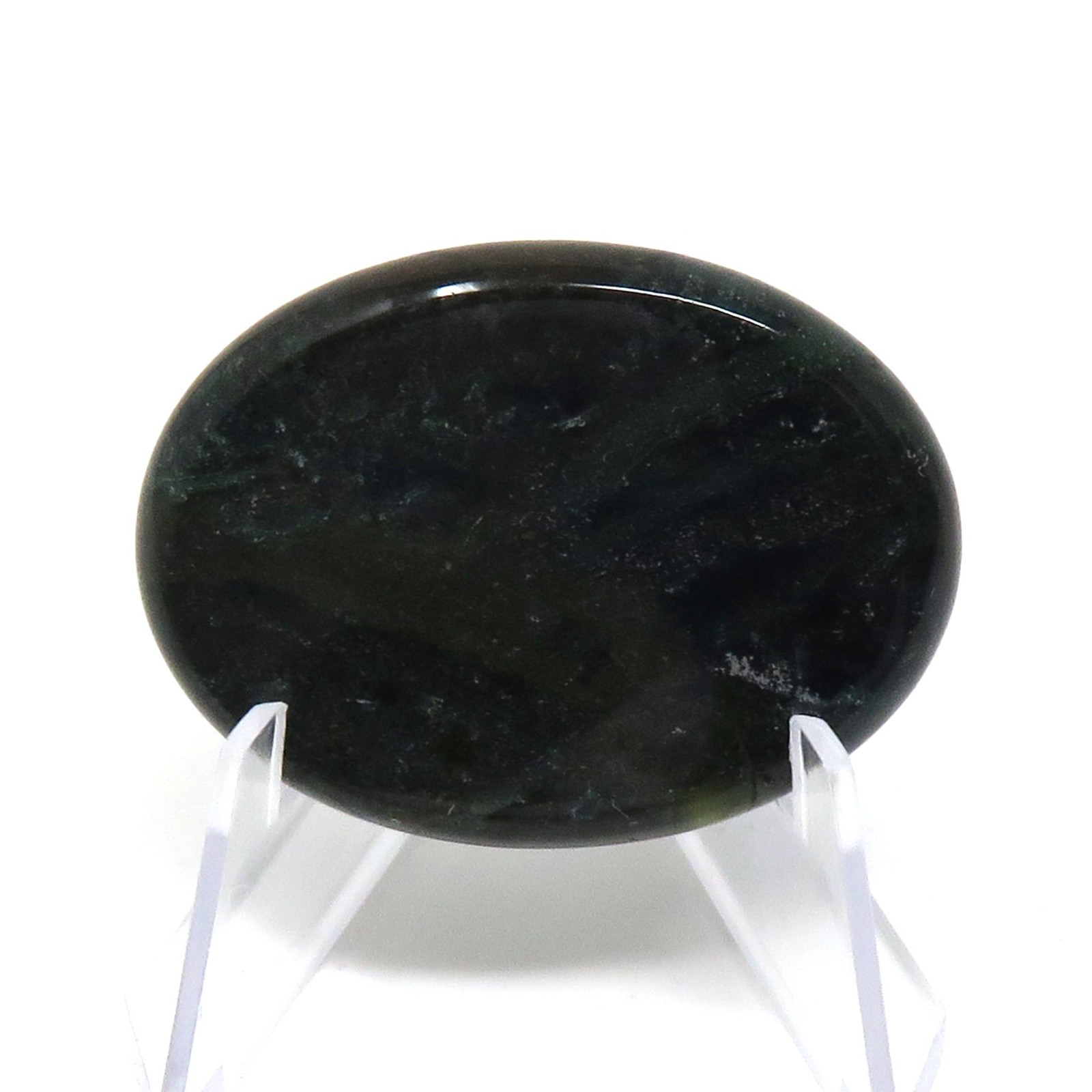 Indian Agate Worry Stone #1342 – 40mm x 30mm or 1.5″ x 1″ – 6mm Thick – Pocket