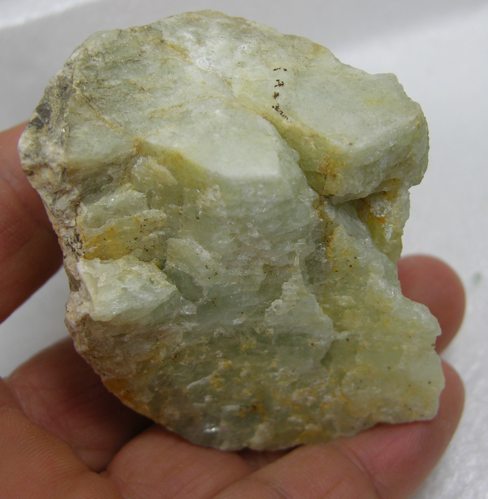 #3 133g Pennsylvania USA 100% Natural Raw Beryl Crystal Specimen 4.70 oz 48.00mm
