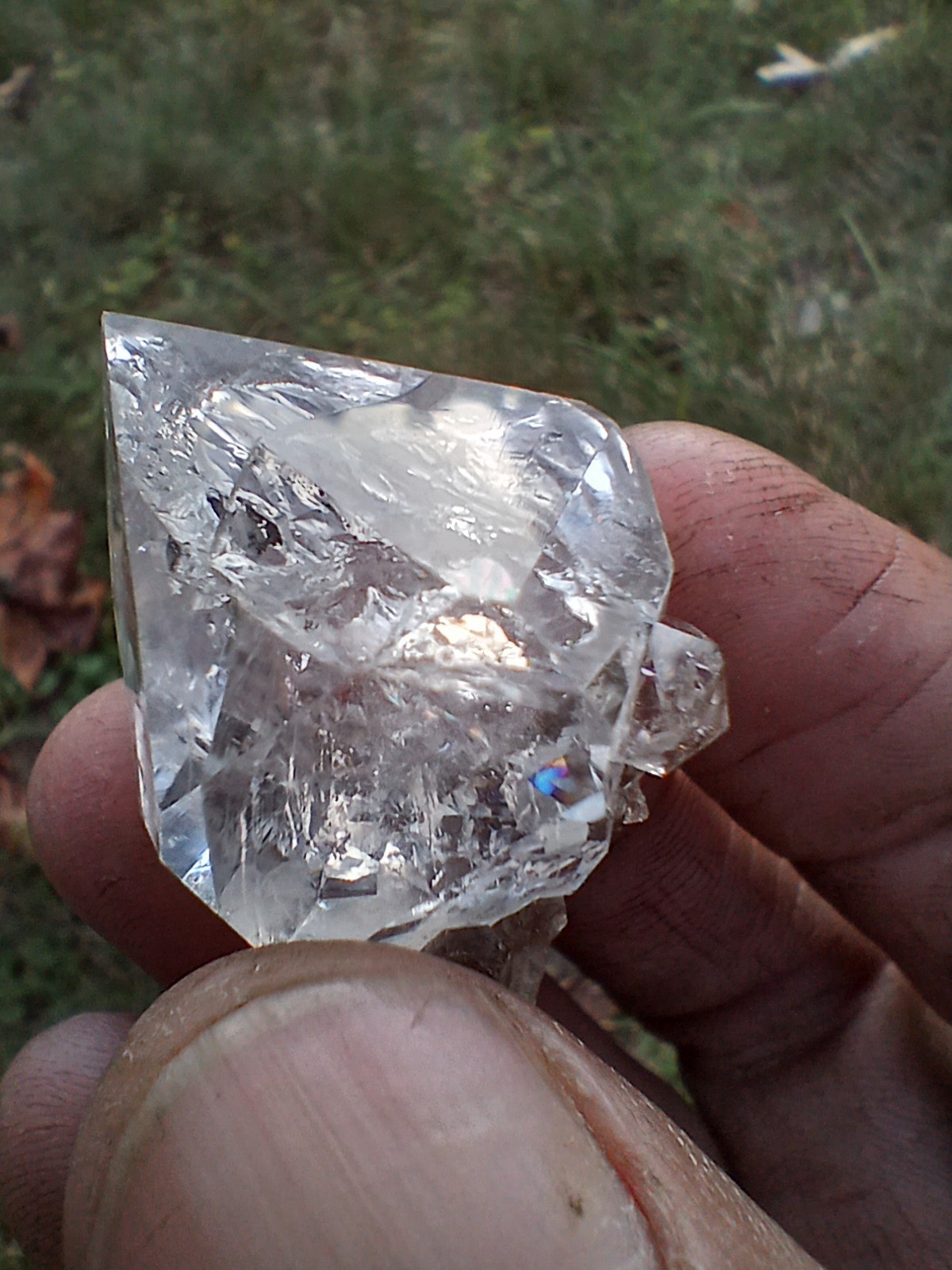 Herkimer 💎 With Ryder 🤩 On Druze Plate!! (Rare Piece) From NY ❤️