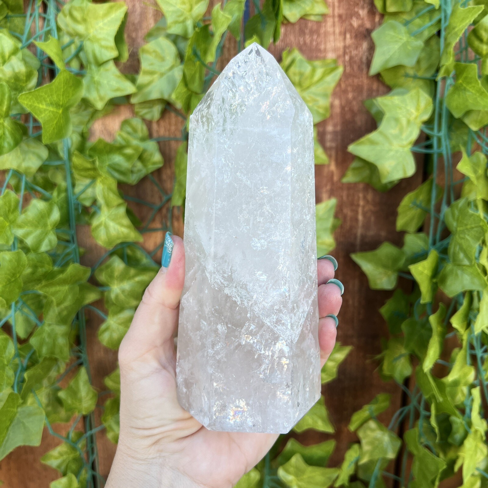 3 Piece Large Polished Quartz Crystal Points – 5 Pounds Wholesale Crystal Towers