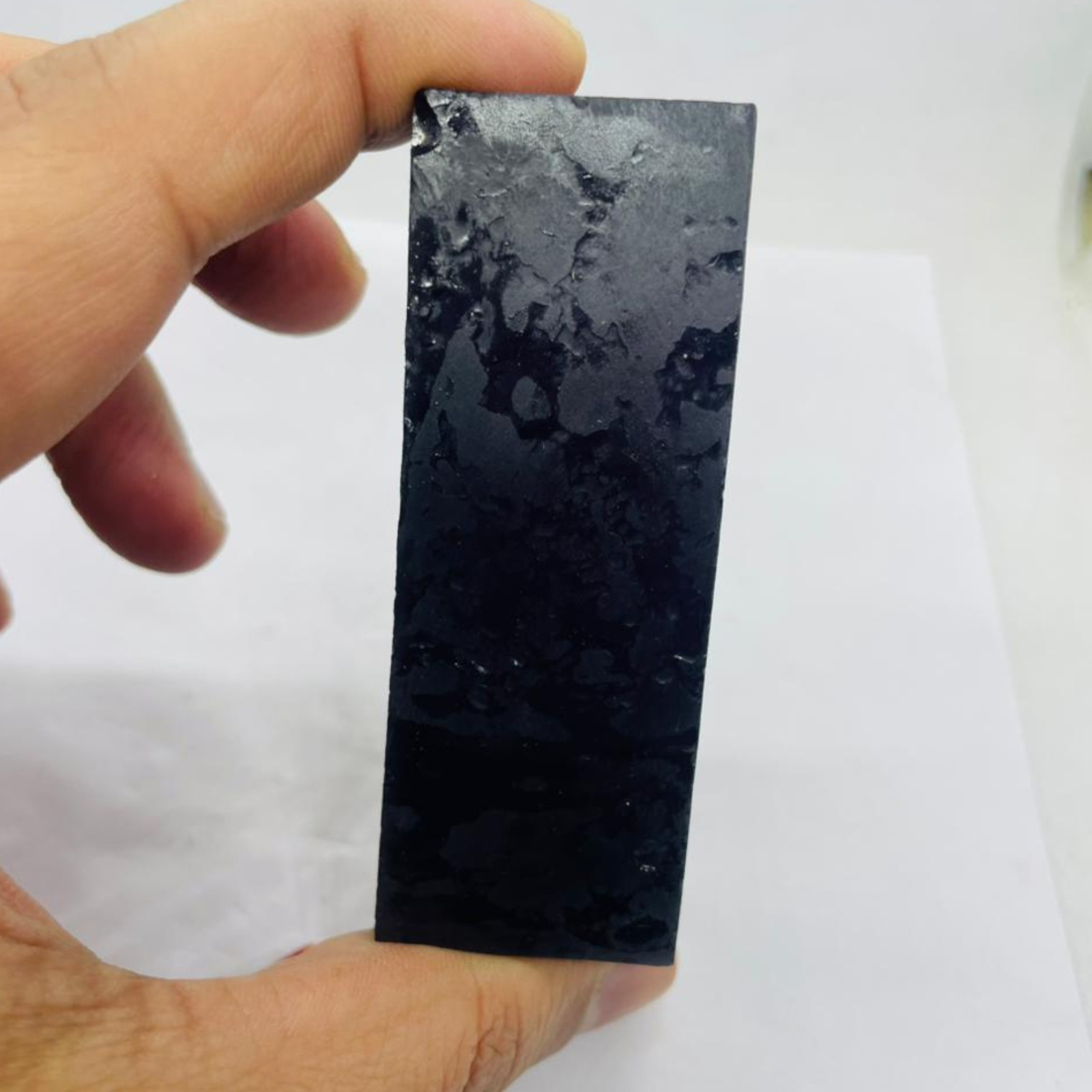 Purple Sapphire Slice Lab Created 500–550 Carat Rough Sapphire Slab for Jewelry