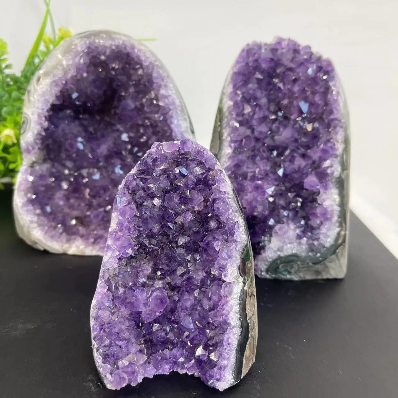Natural Crystal Cluster Amethyst Stone Raw Quartz Minerals Real Uruguay 850 gram