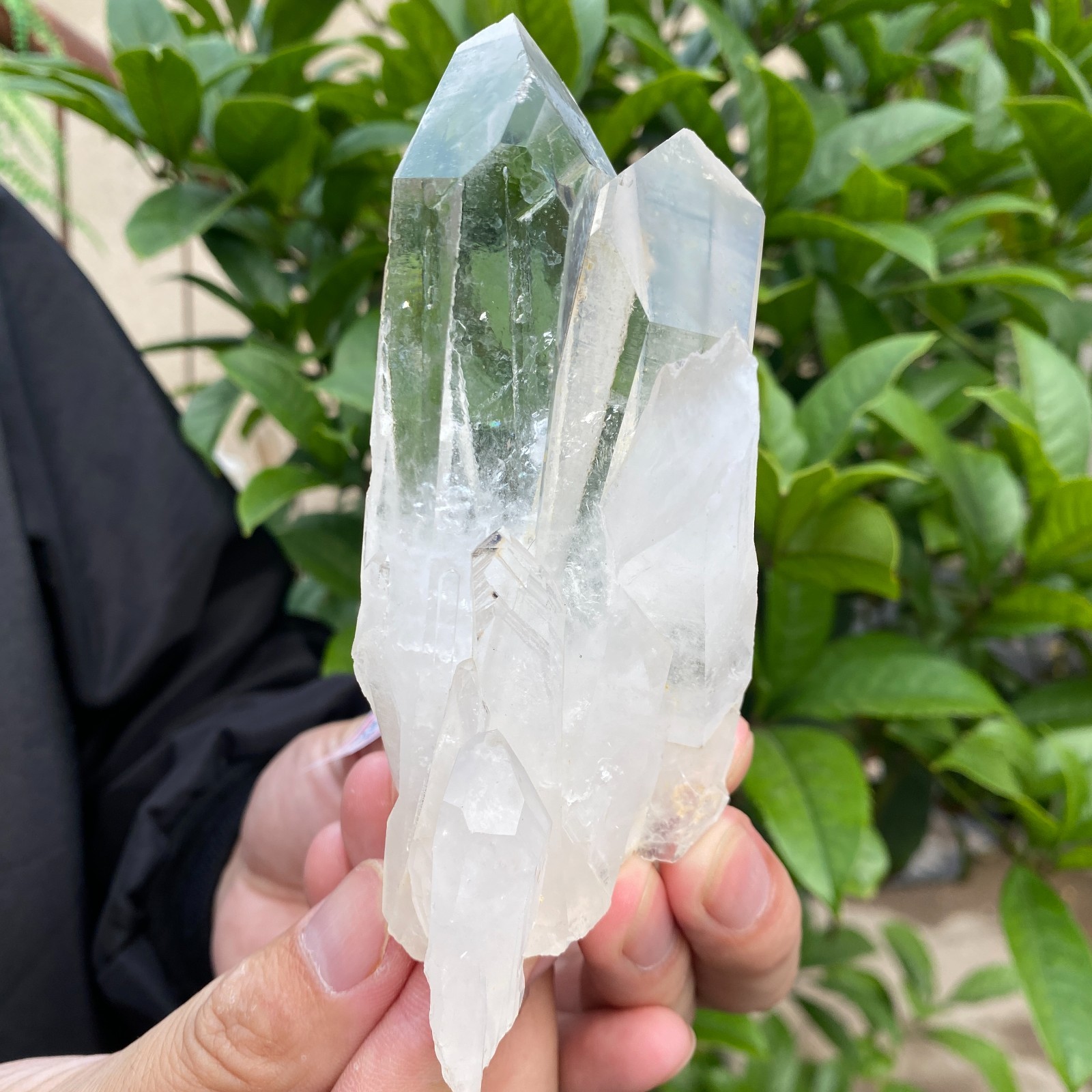 300G Natural clear white quartz crystal cluster mineral specimen healing