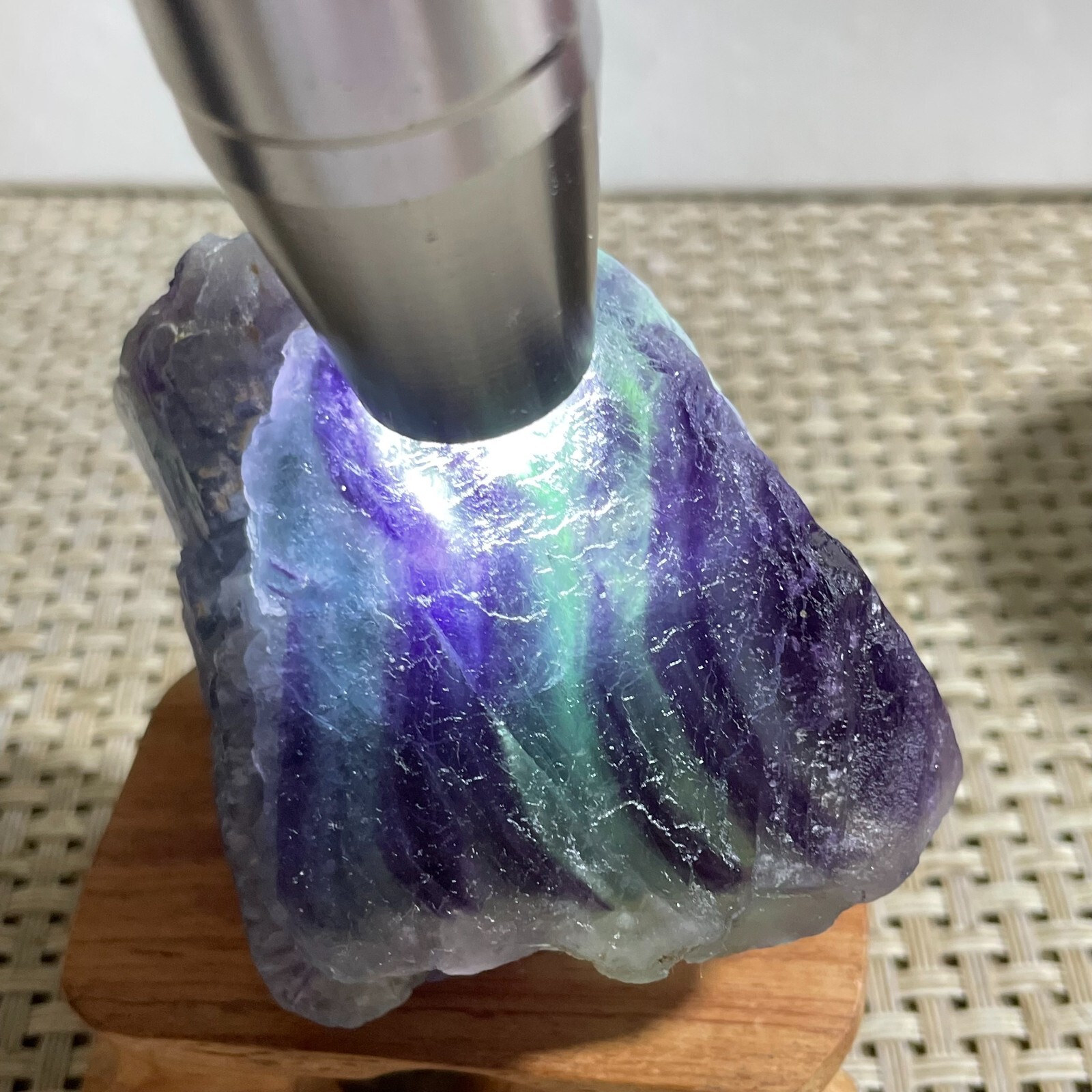 NATURAL color Cubic FLUORITE Quartz Crystal Cluster Mineral Specimen 169g h252