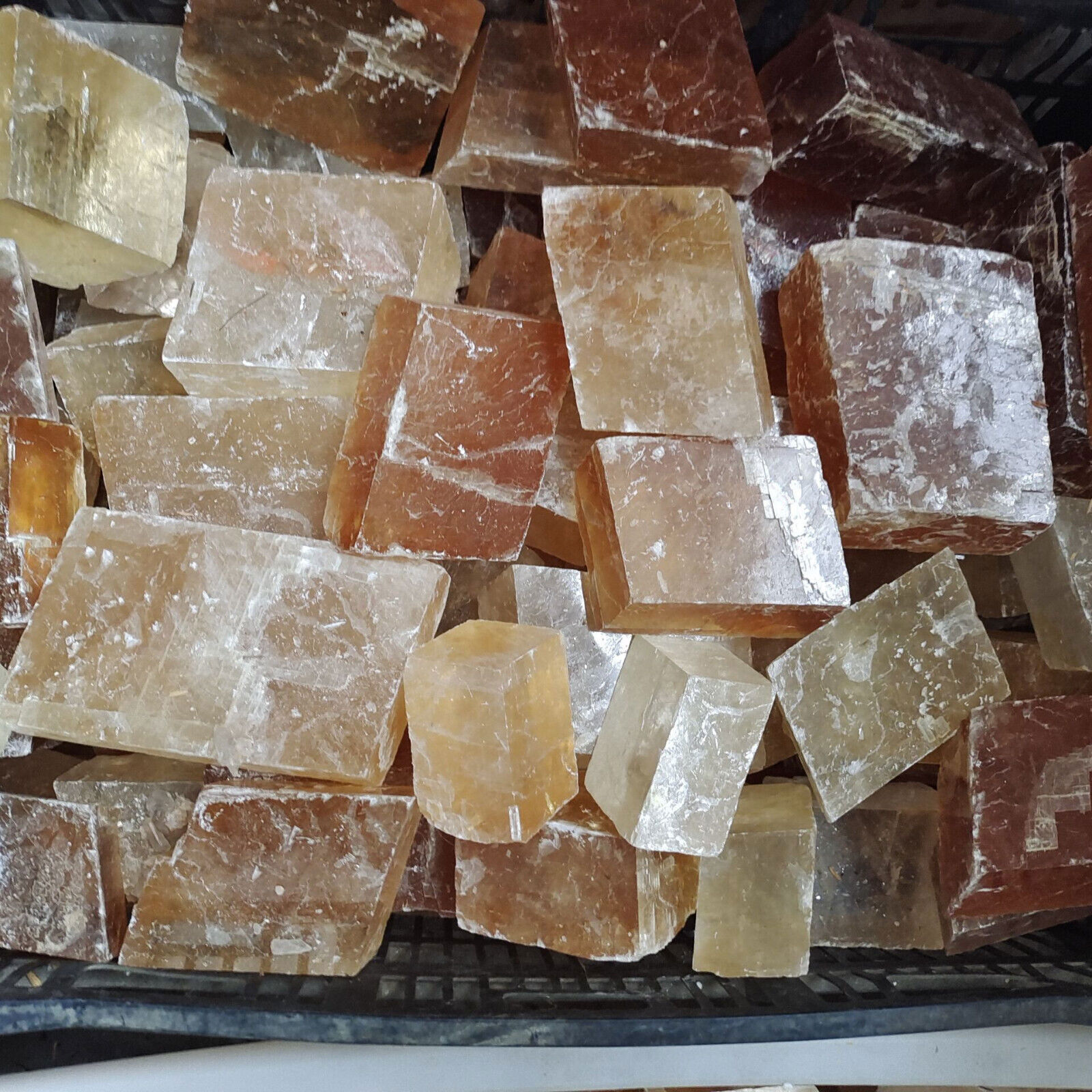 wholesale！Random Iceland Spar Optical Calcite Quartz Crystal healing 10kg