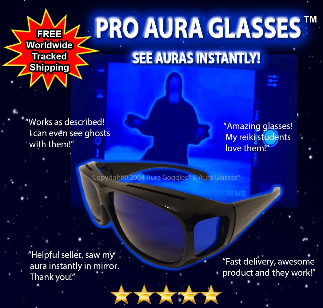 PRO AURA GLASSES dicyanin style auras ghost goggles hunting reiki paranormal evp