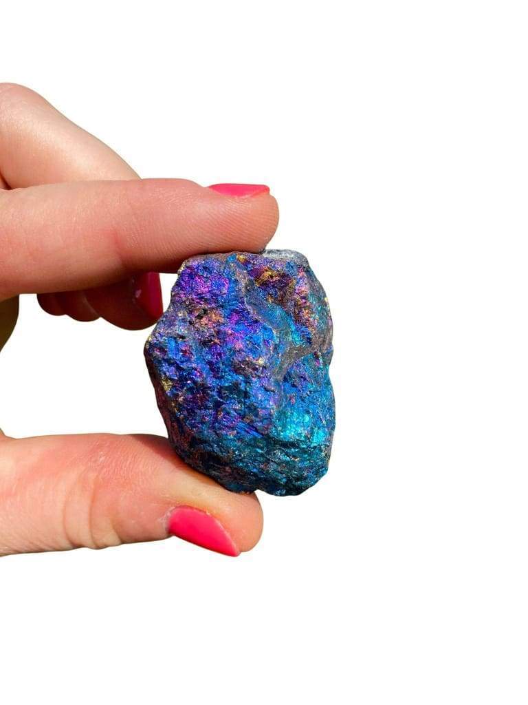 Raw Peacock Ore Stone, Rough Rainbow Chalcopyrite Stone, Natural Stone