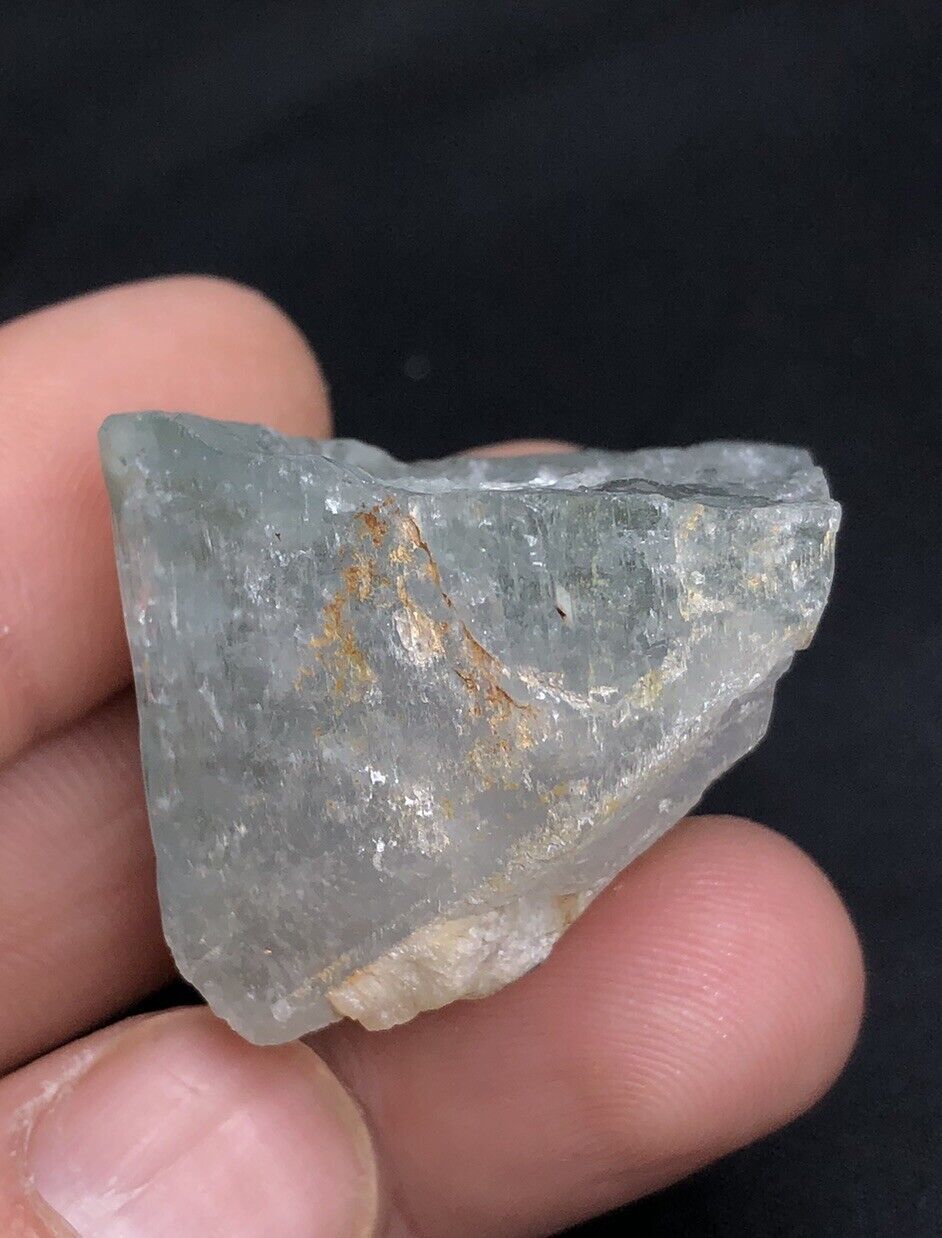 Natural Small Sized Beryl With Multiple Color Hues Of Pink And Blueish Green.