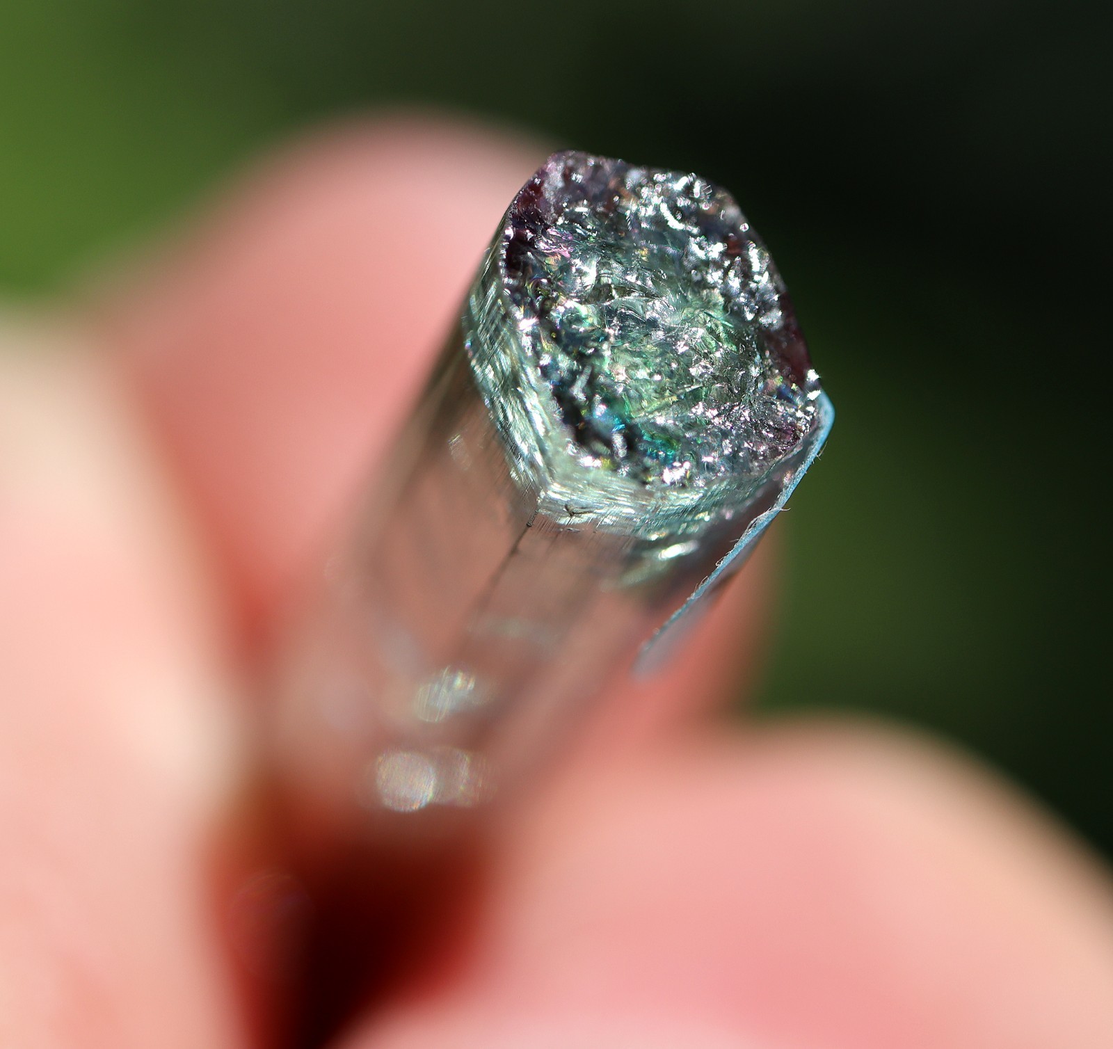 Gem Tourmaline DT. Cruzeiro Mine, Brazil. Dr. Stephen Smale collection 1985