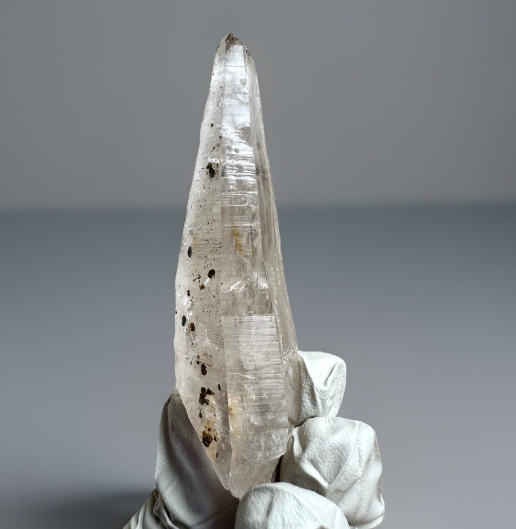 “Sealed Sand Blade” Ganesh Himalayan Quartz Akashic Graphite Inclusions Crystal