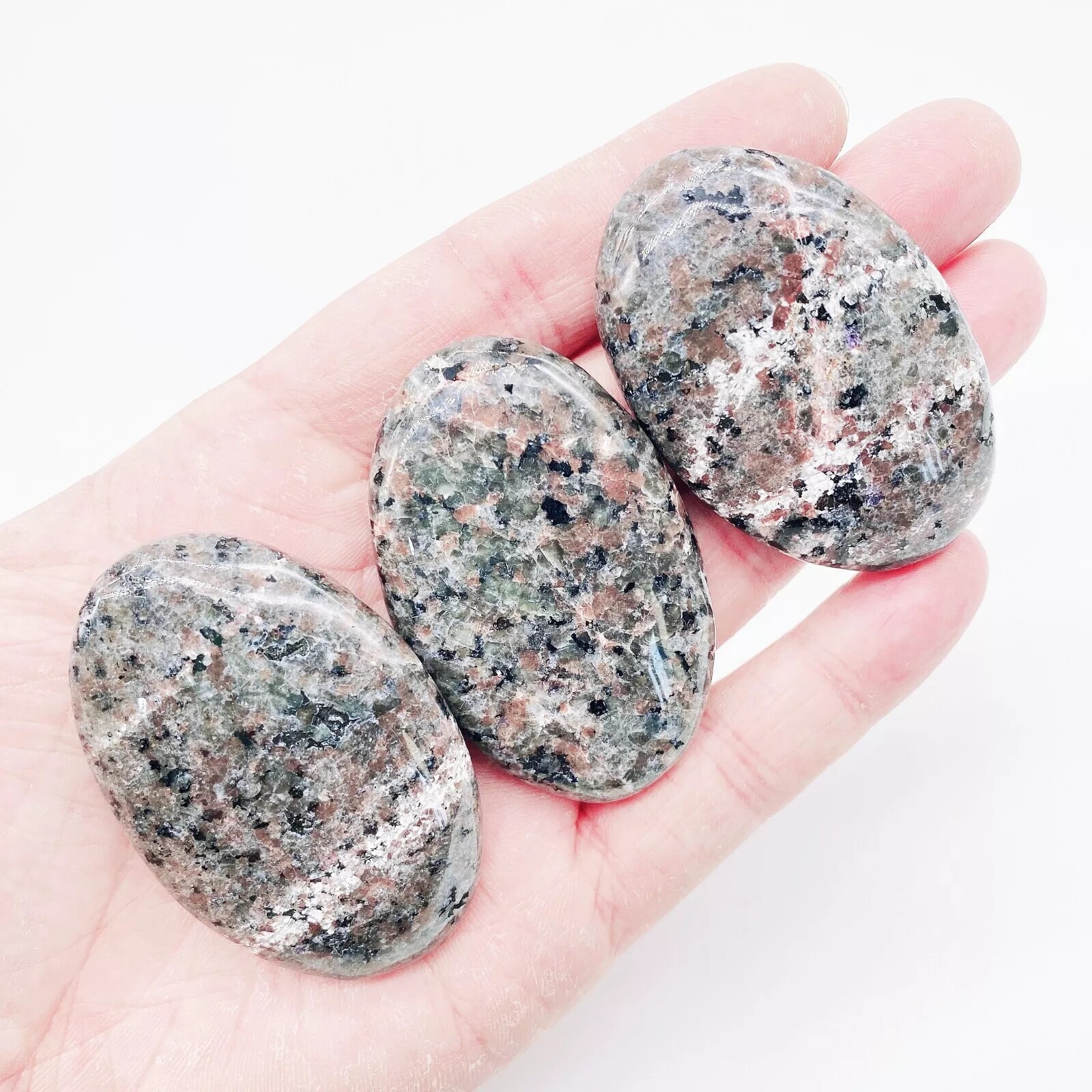Large Natural Yooperlite UV Fluorescent Glowing Fire Rock Flame Tumbled Stone