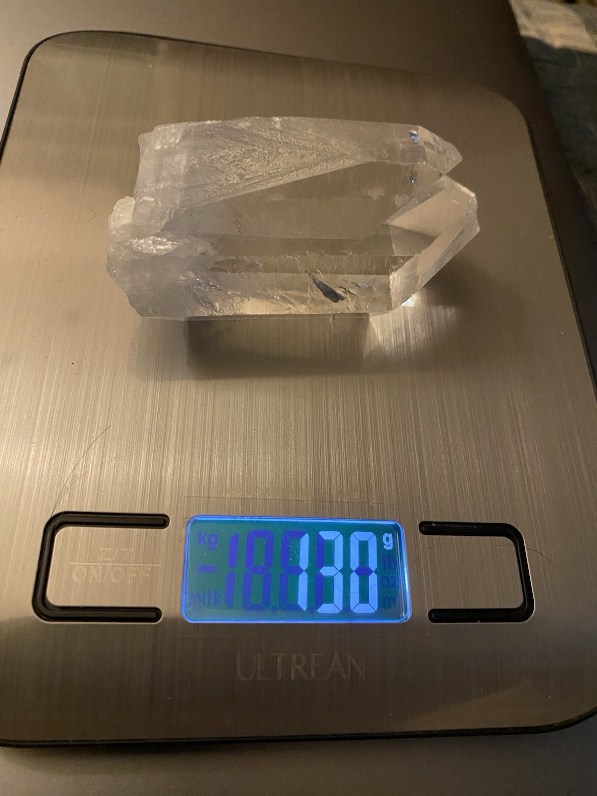 Clear Quartz High Quality Pure 4.6 Oz./.29 Lb/130 g. Chunky Natural Crystal