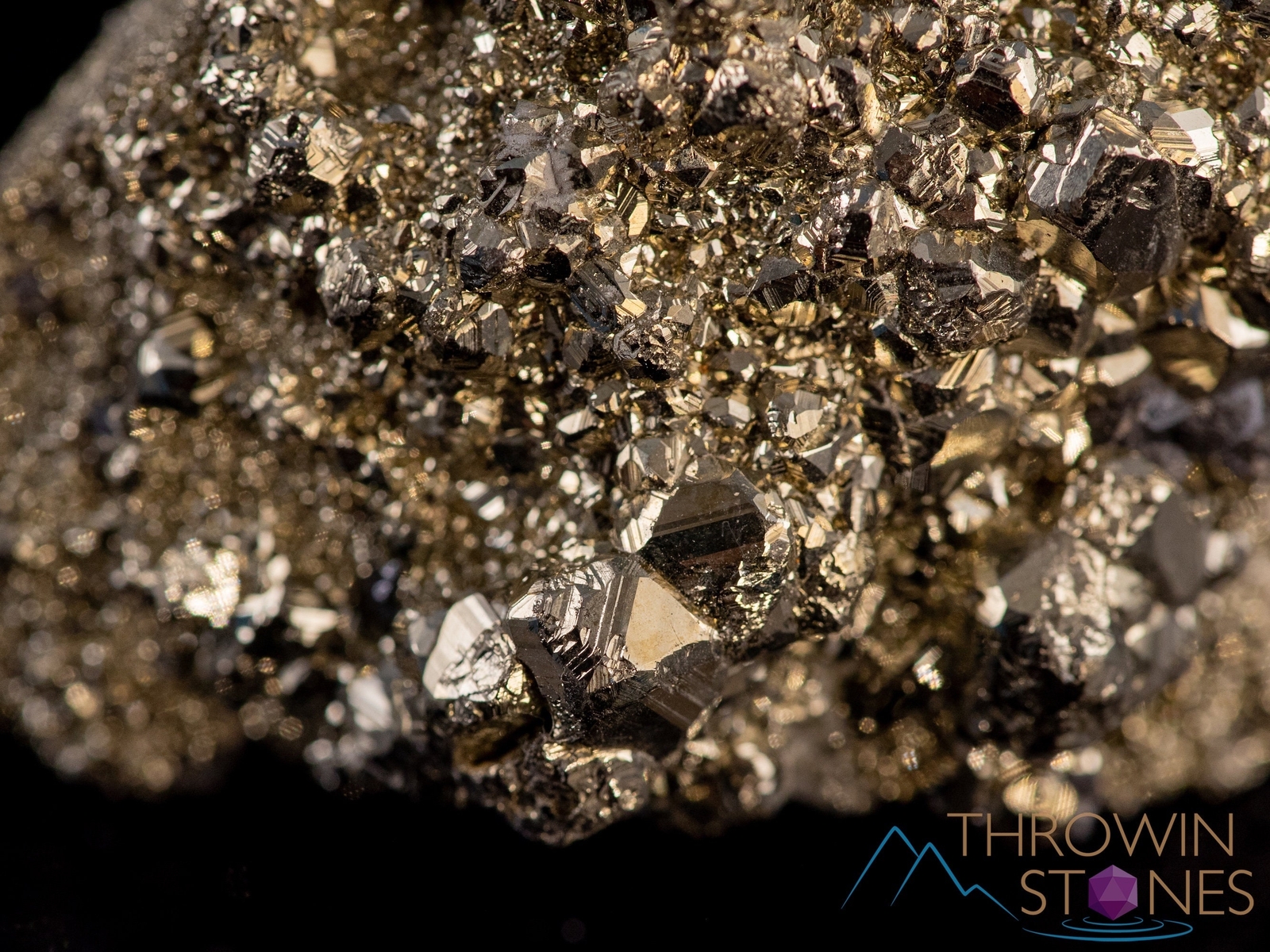 PYRITE Raw Crystal Cluster – Housewarming Gift, Home Decor, Raw Stones, 40320