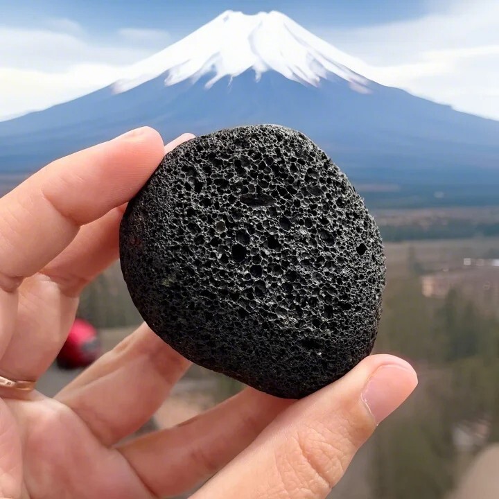 5PCS Raw Lava Stone Volcanic Rock Healing Crystal Rough Specimen DIY Decor Gift