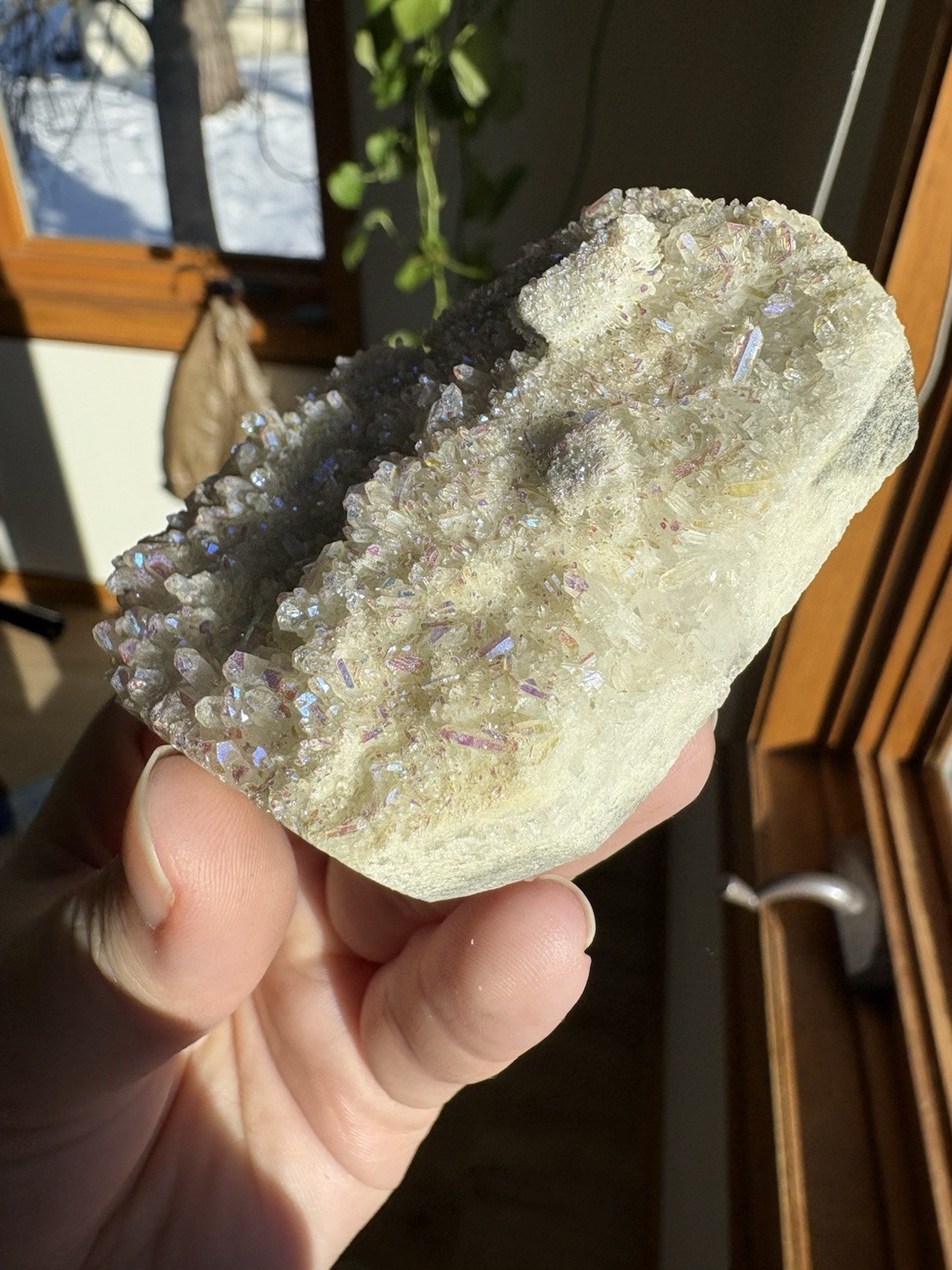Angel Aura Quartz Cluster
