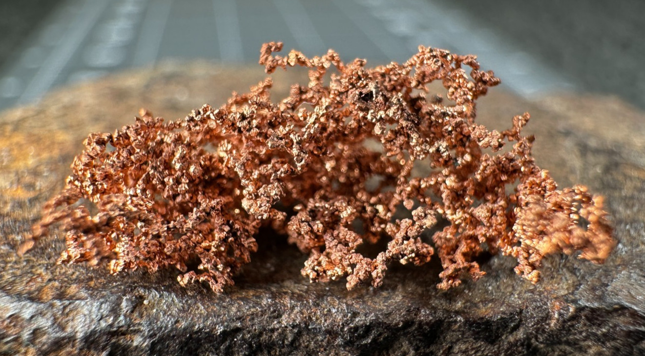 ➤ 7/8″ ARBORESCENT COPPER CRYSTALS – White Pine Mine UP Michigan VIDEO➤1138