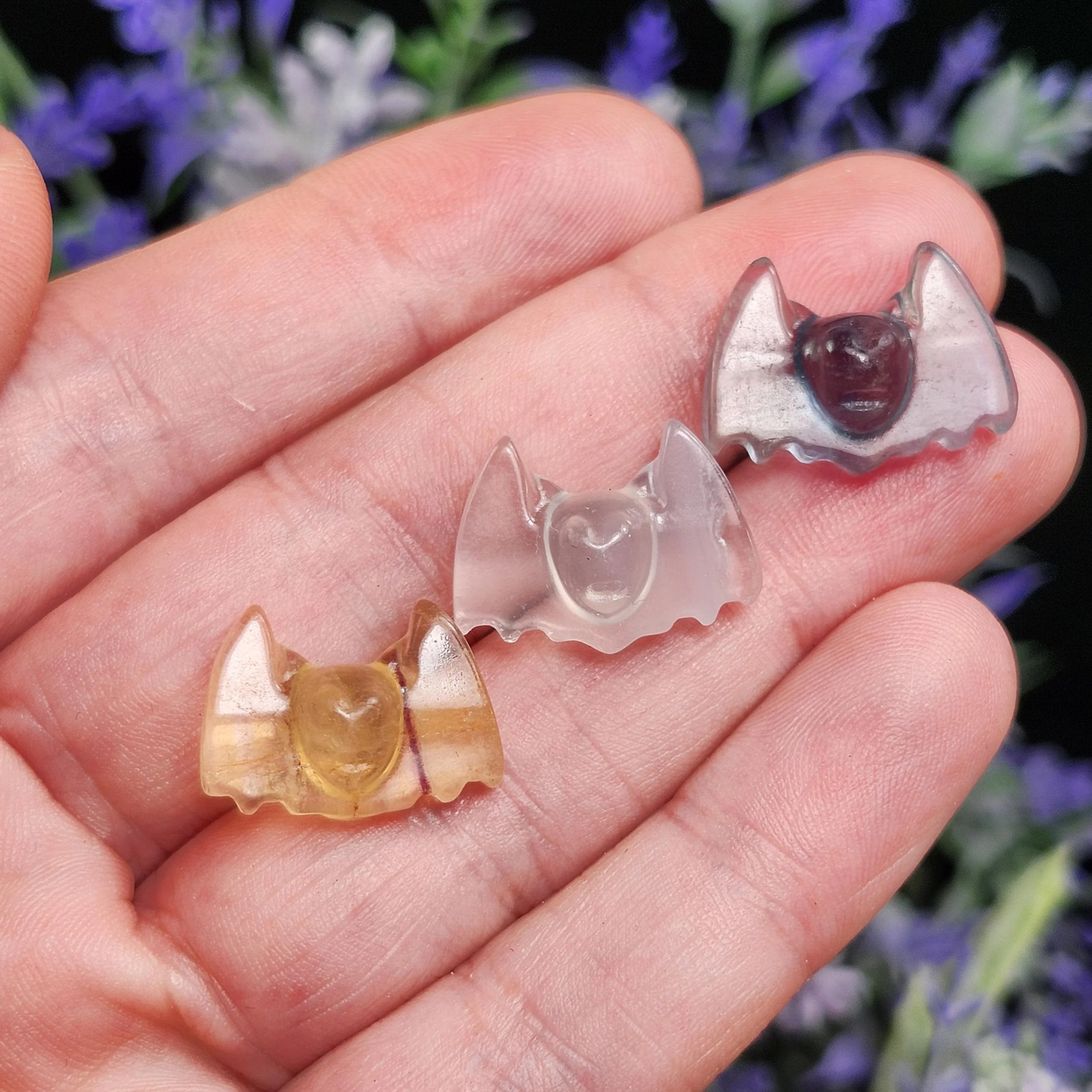 Rainbow Fluorite Bat