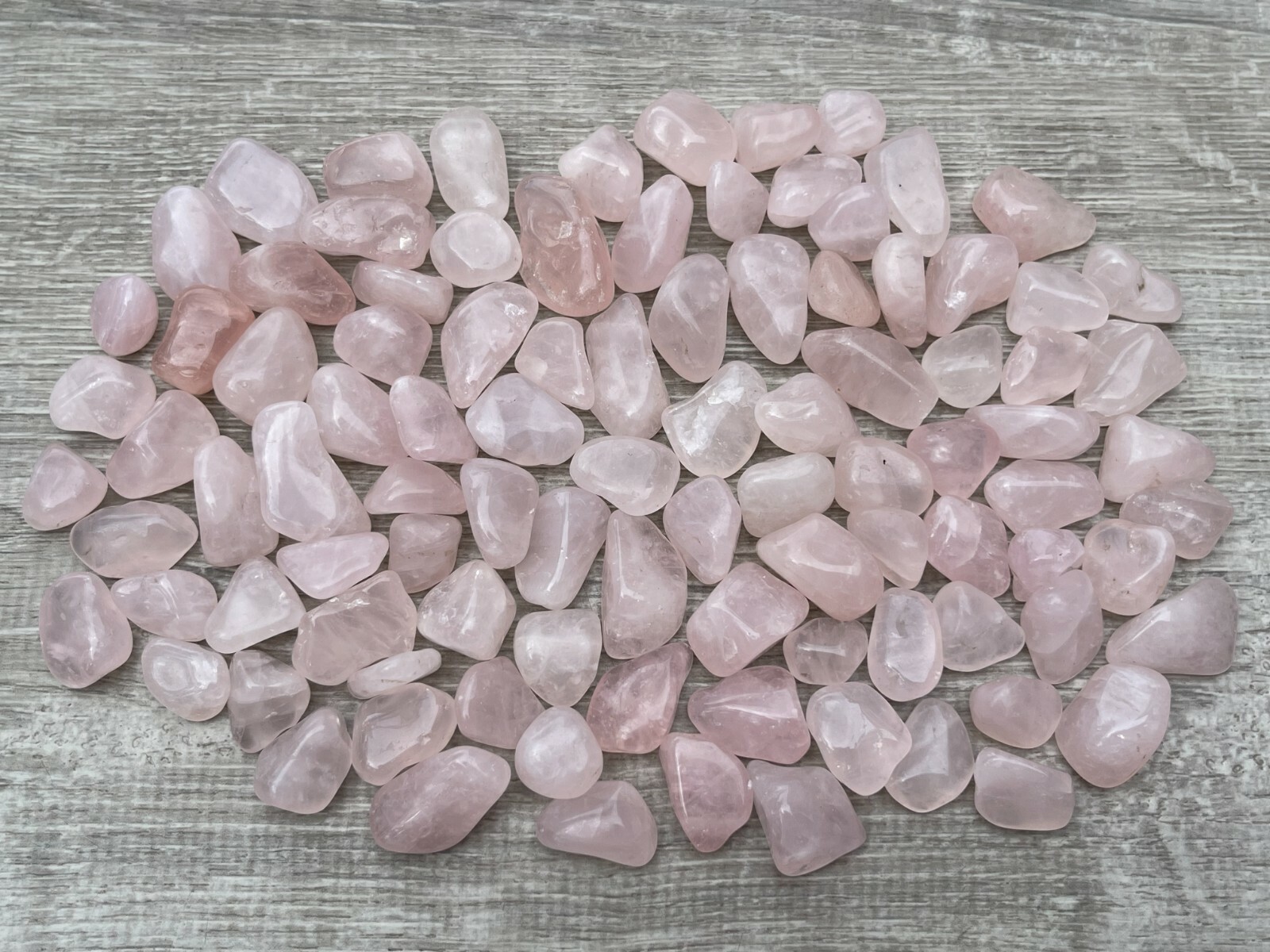 Grade A++ Small Rose Quartz Tumbled Stone, 0.5 – 1″ Tumbled Rose Quartz