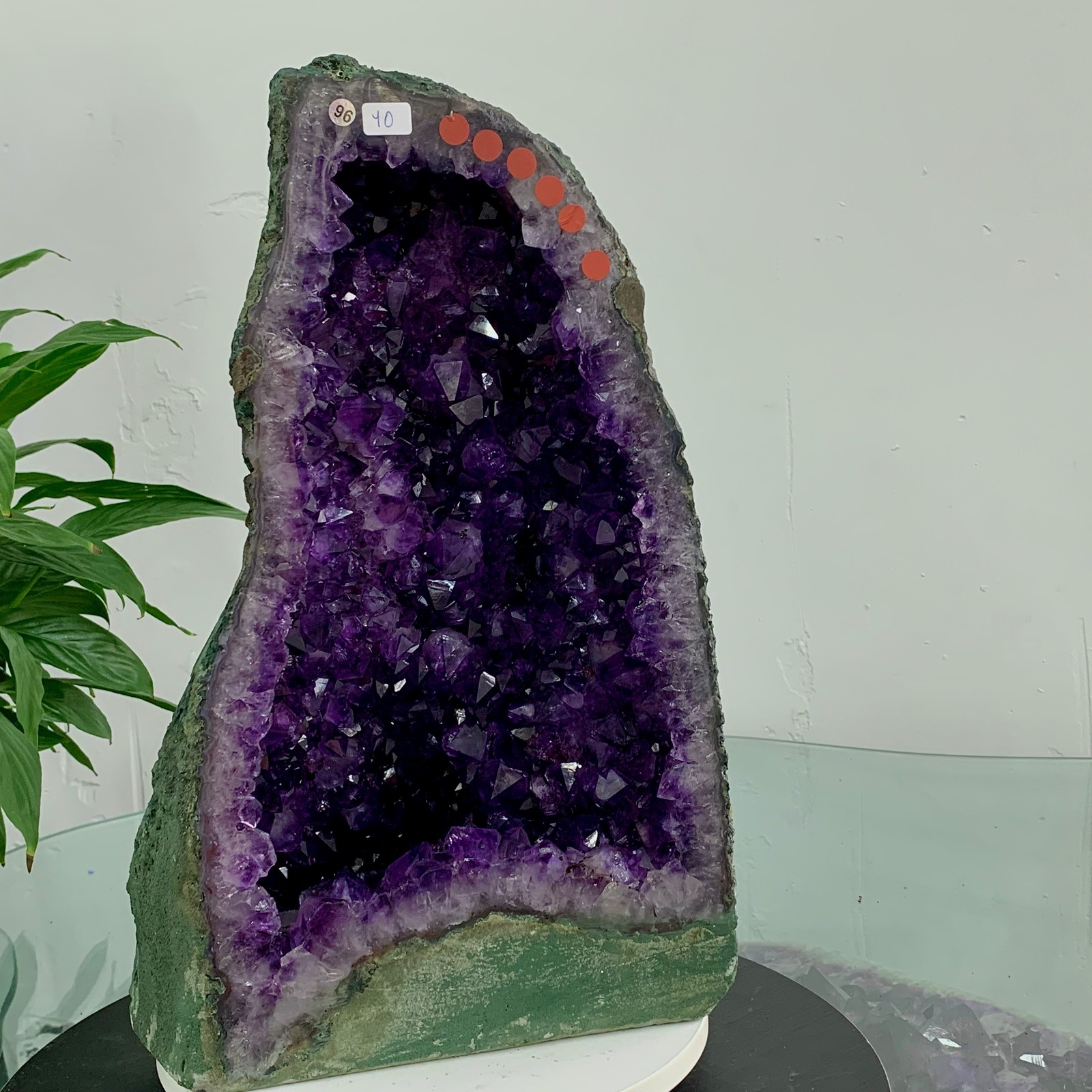 22LB Natural Amethyst geode quartz cluster crystal specimen Healing